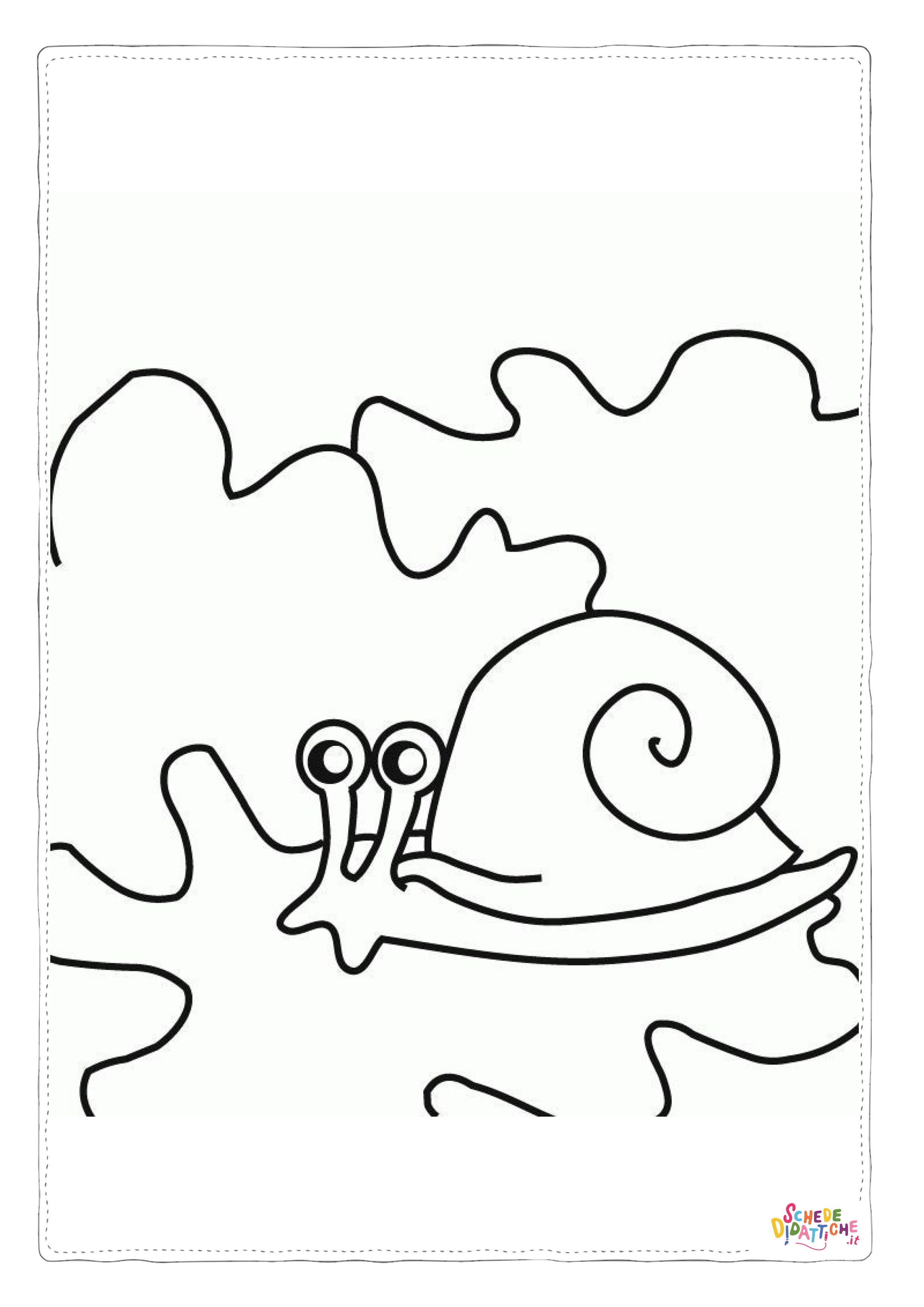 Disegno di lumaca da stampare e colorare 35