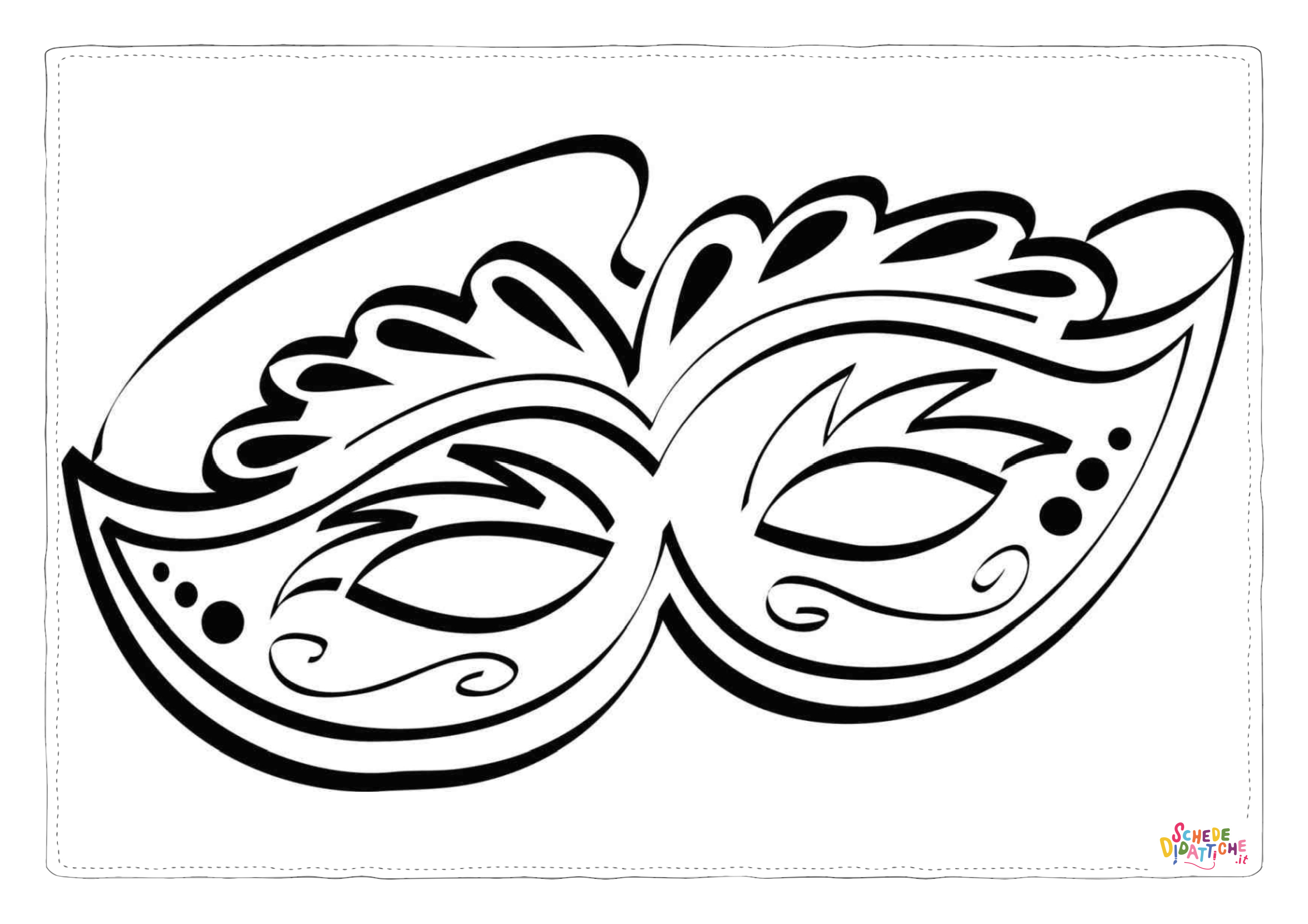 Disegno "maschera 92" maschera 92