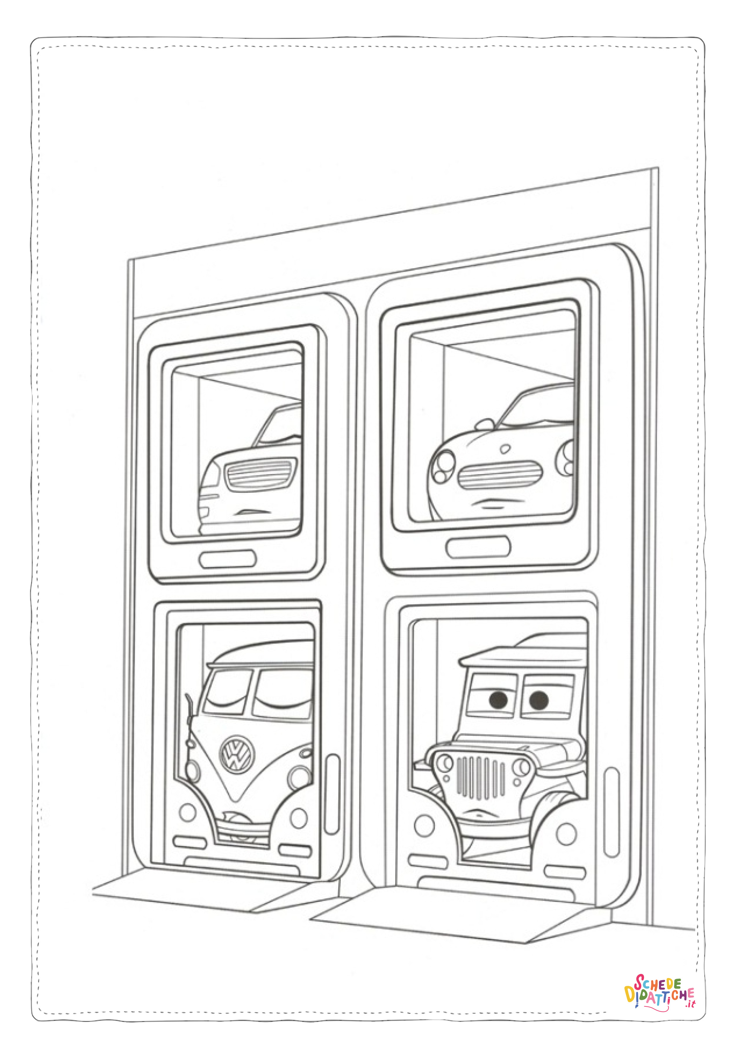 Disegno di Cars da stampare e colorare 138