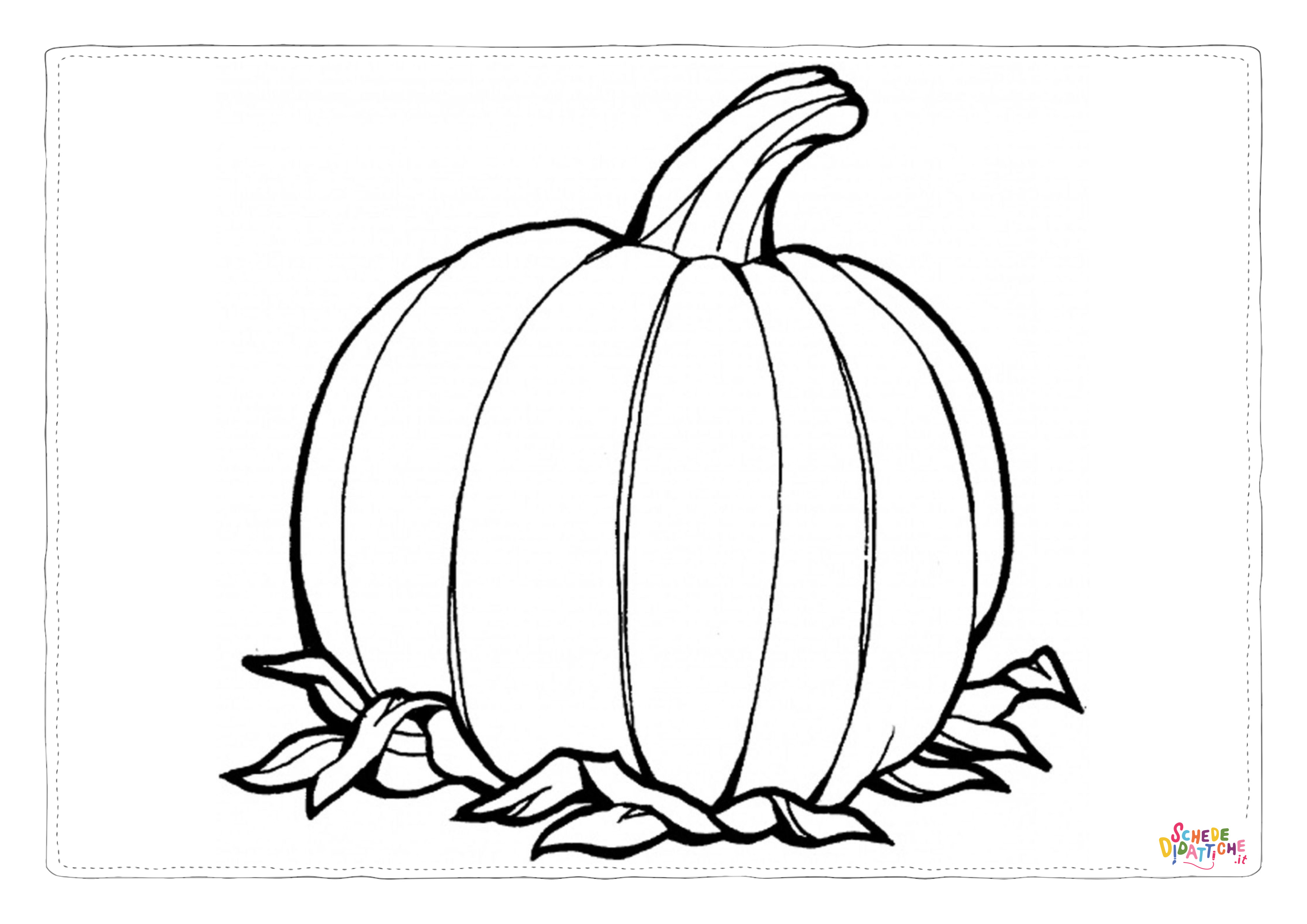 Disegno "Disegno di zucca da stampare e colorare 35" Disegno di zucca da stampare e colorare 35