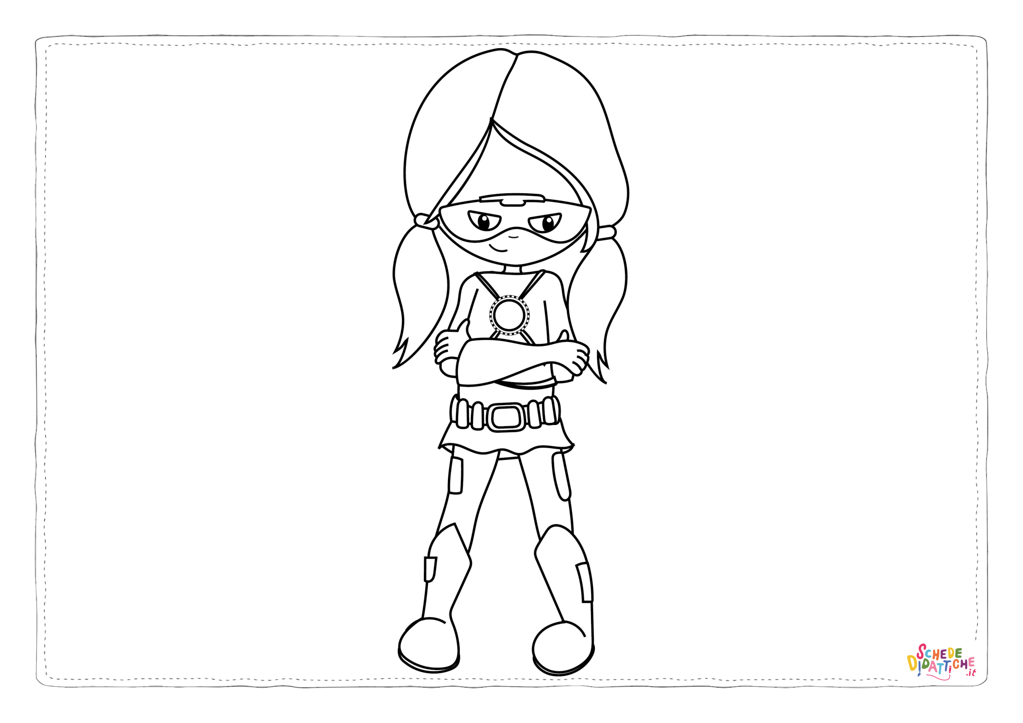 Disegno "SUPERHERO STAMPS-04-2" SUPERHERO STAMPS-04-2