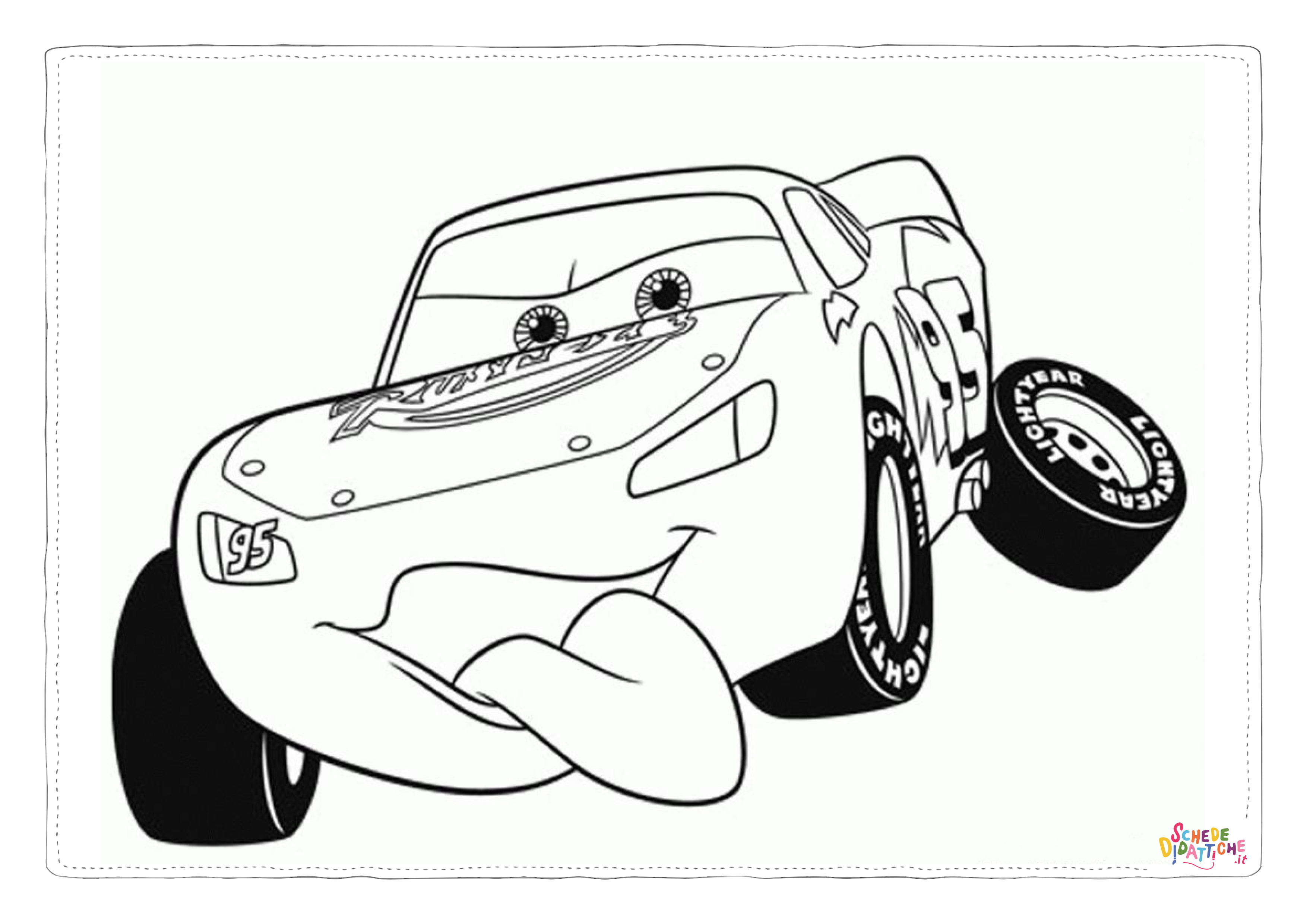 Disegno di Cars da stampare e colorare 269