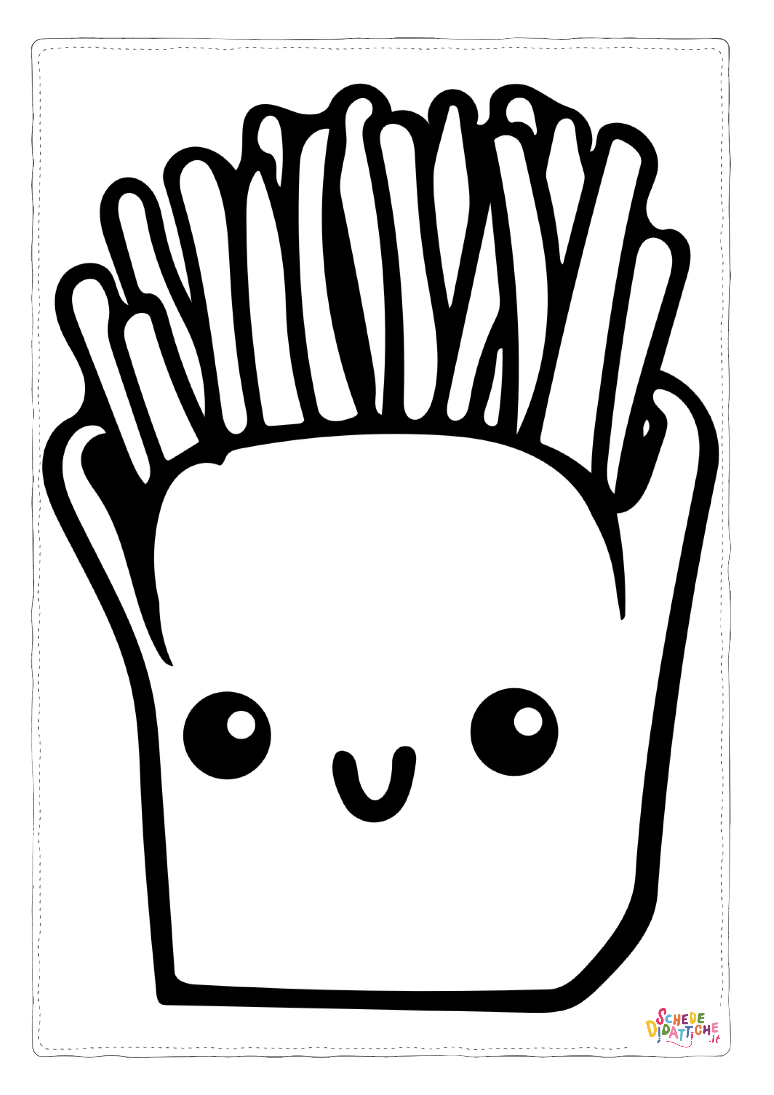 Disegno "Disegno di fast food da stampare e colorare 22" Disegno di fast food da stampare e colorare 22