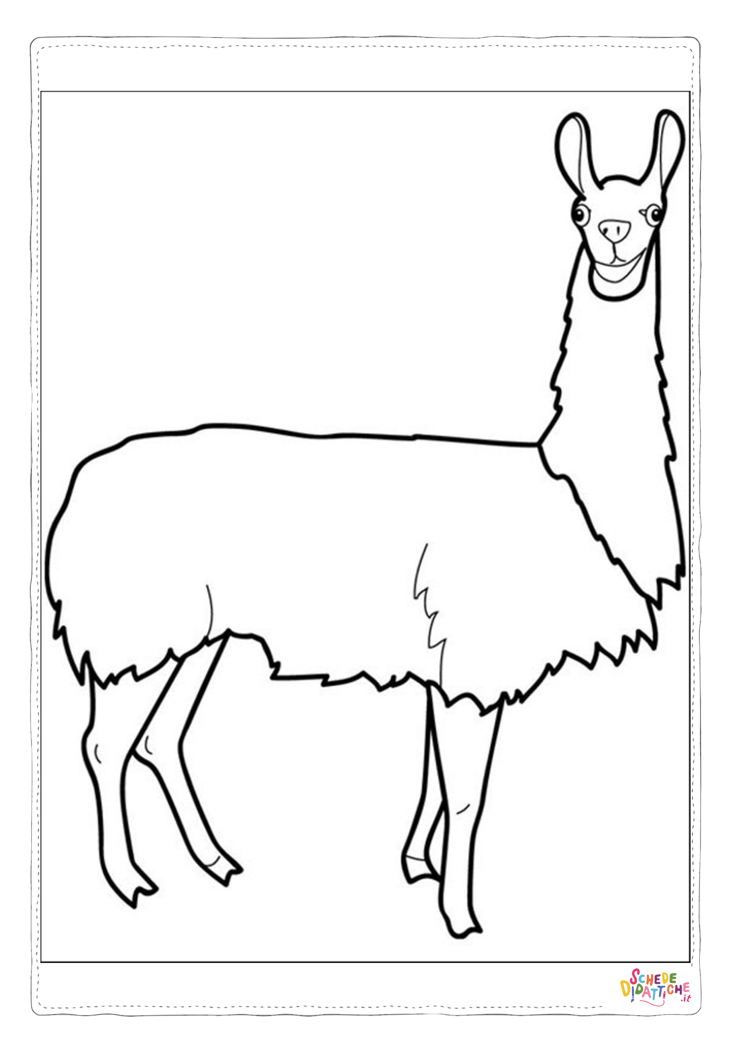 Disegno "Disegno di lama da stampare e colorare 4" Disegno di lama da stampare e colorare 4