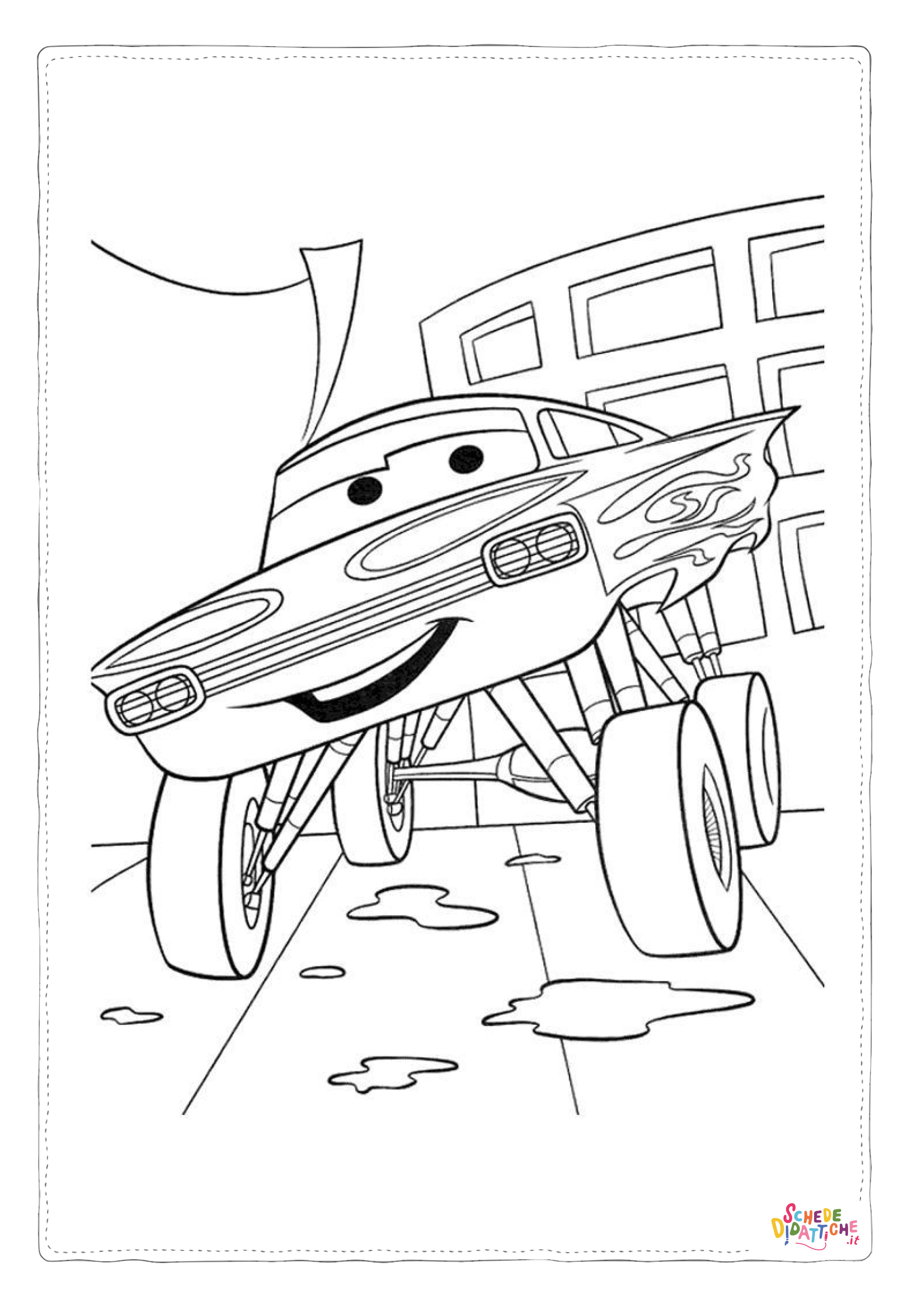 Disegno "Disegno di Cars da stampare e colorare 236" Disegno di Cars da stampare e colorare 236