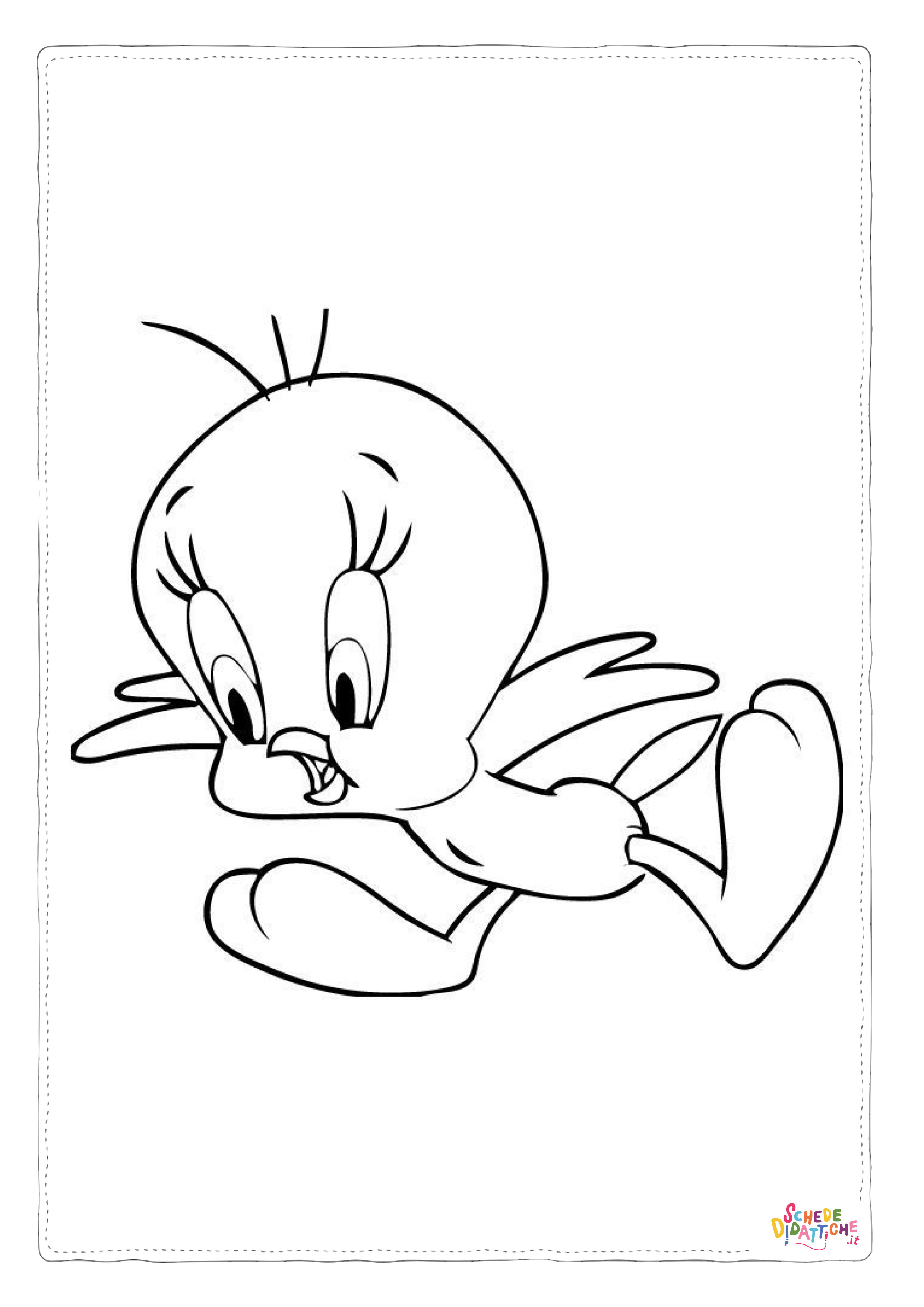 Disegno "Disegno di Titty da stampare e colorare 55" Disegno di Titty da stampare e colorare 55