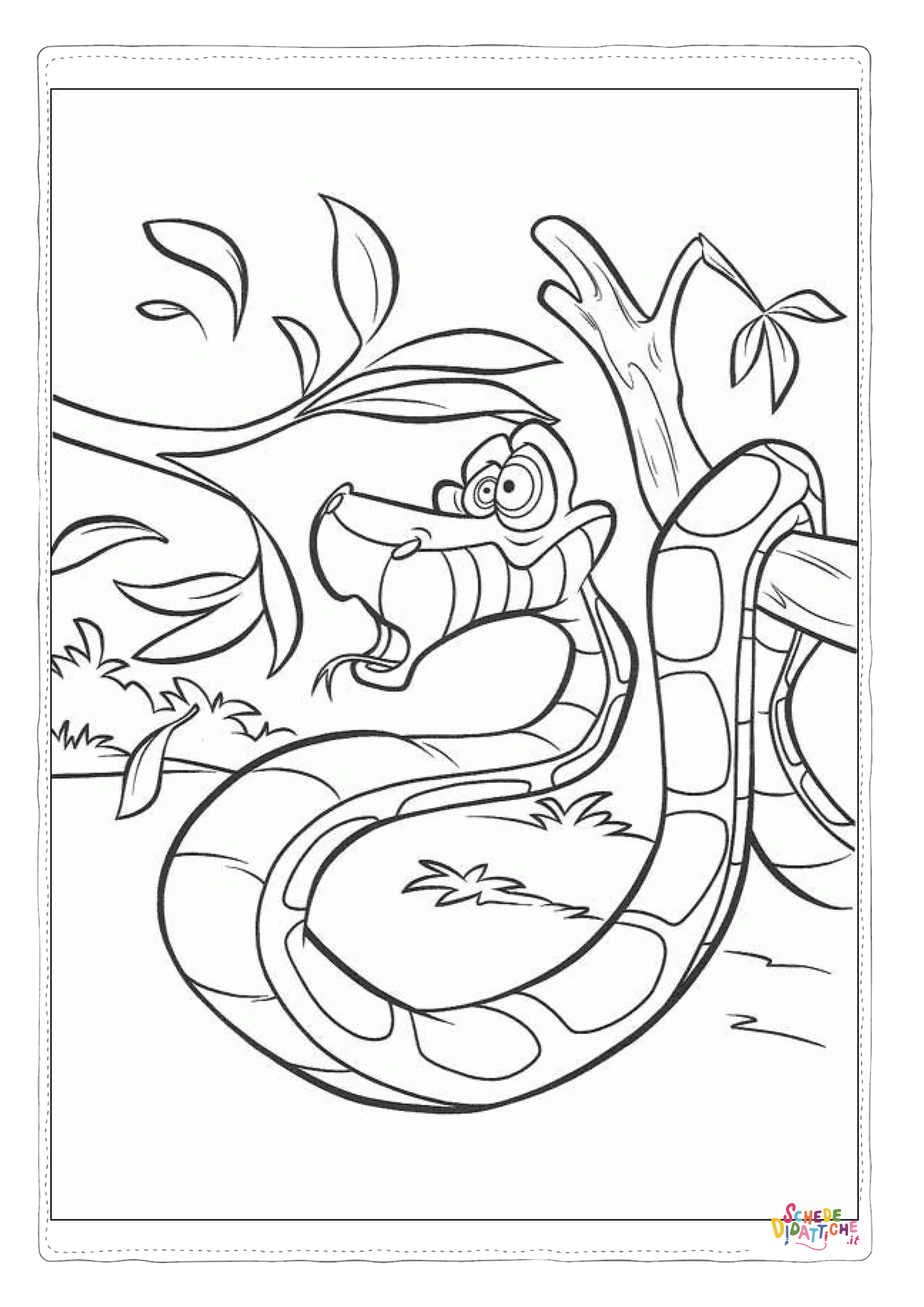 Disegno "Disegno di Il libro della giungla da stampare e colorare 14" Disegno di Il libro della giungla da stampare e colorare 14