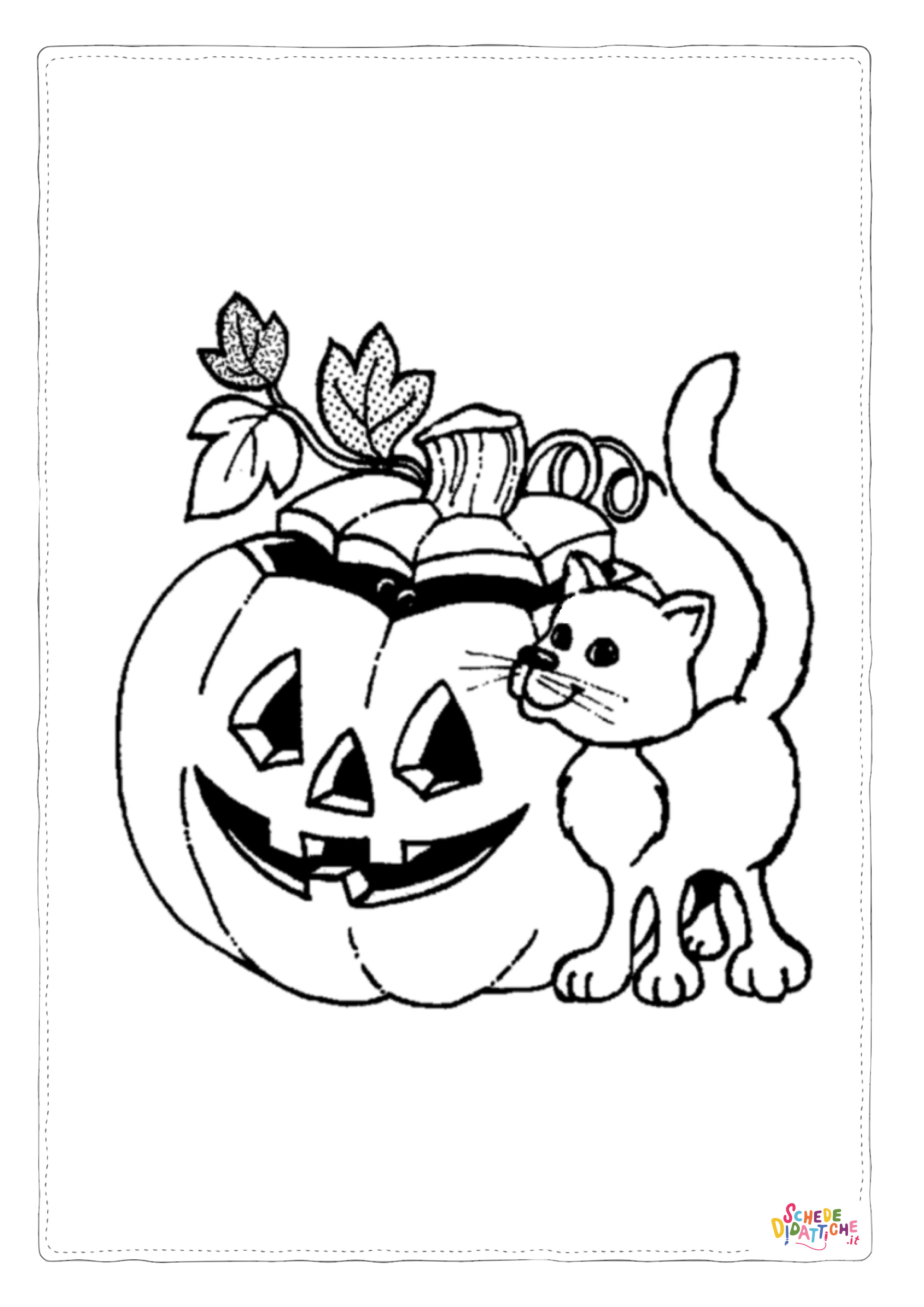 Disegno "Disegno di zucca di Halloween da stampare e colorare 79" Disegno di zucca di Halloween da stampare e colorare 79