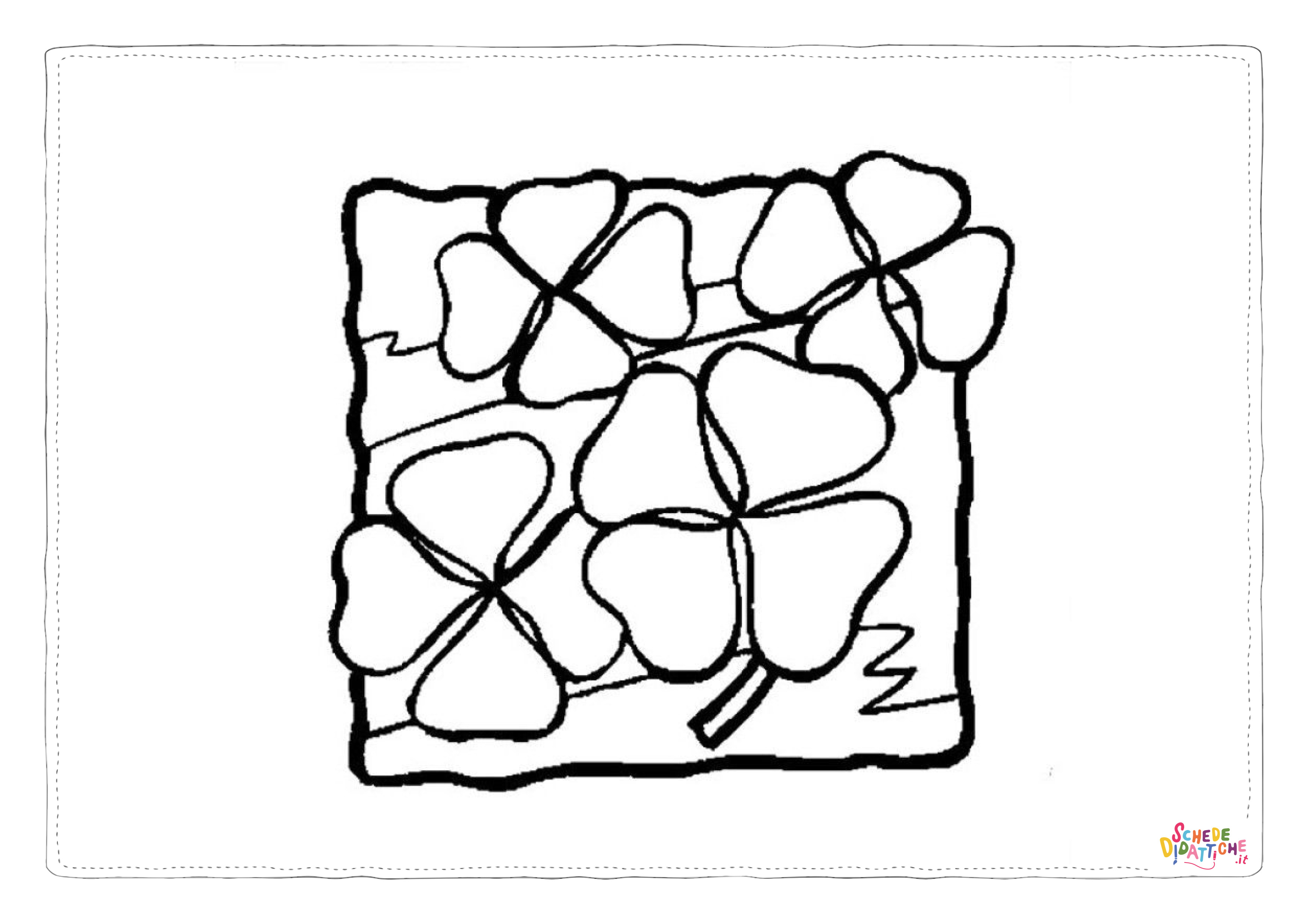 Disegno "Disegno di foglia da stampare e colorare 79" Disegno di foglia da stampare e colorare 79