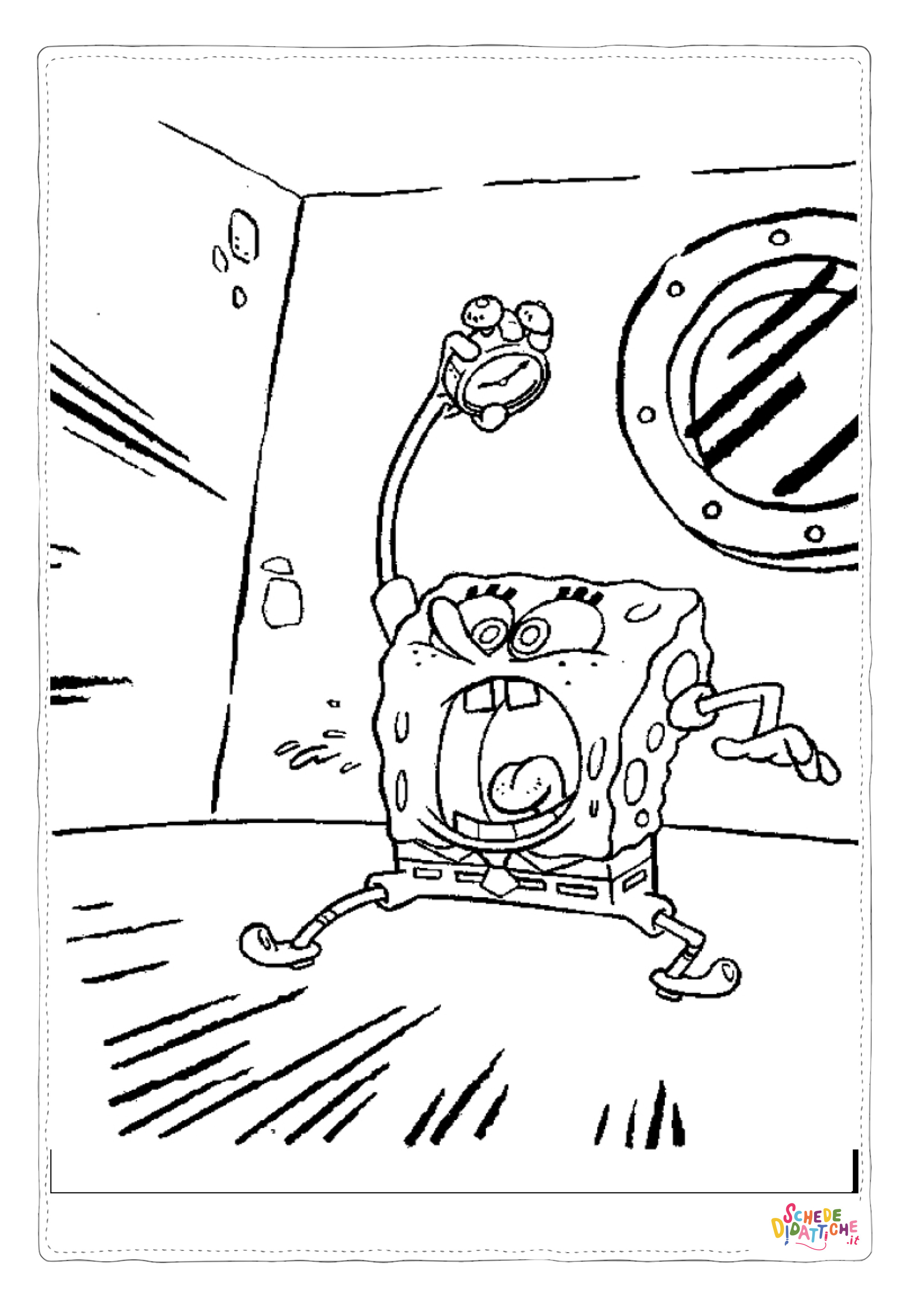 Disegno di Spongebob da stampare e colorare 53