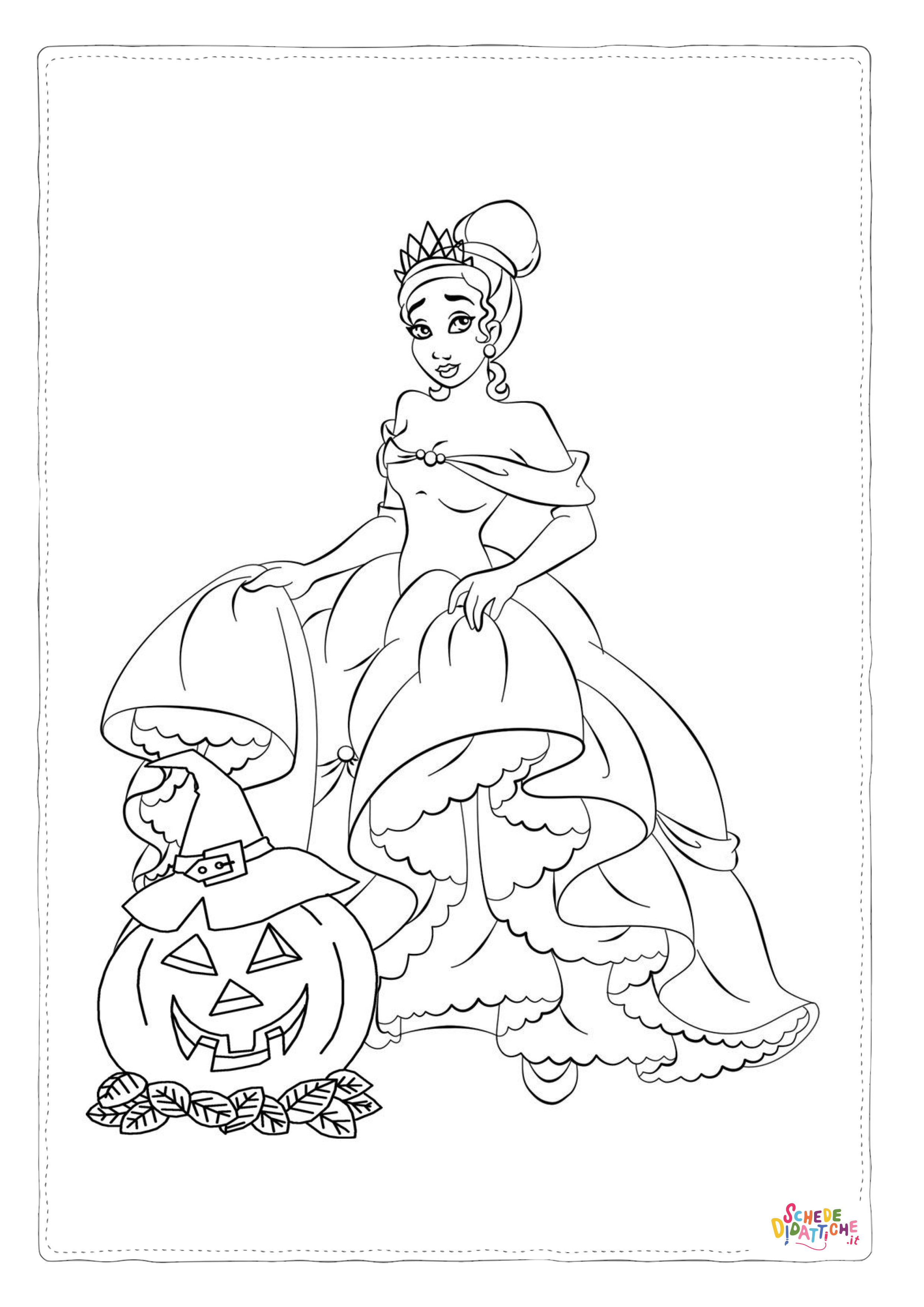Disegno "Disegno di zucca di Halloween da stampare e colorare 8" Disegno di zucca di Halloween da stampare e colorare 8