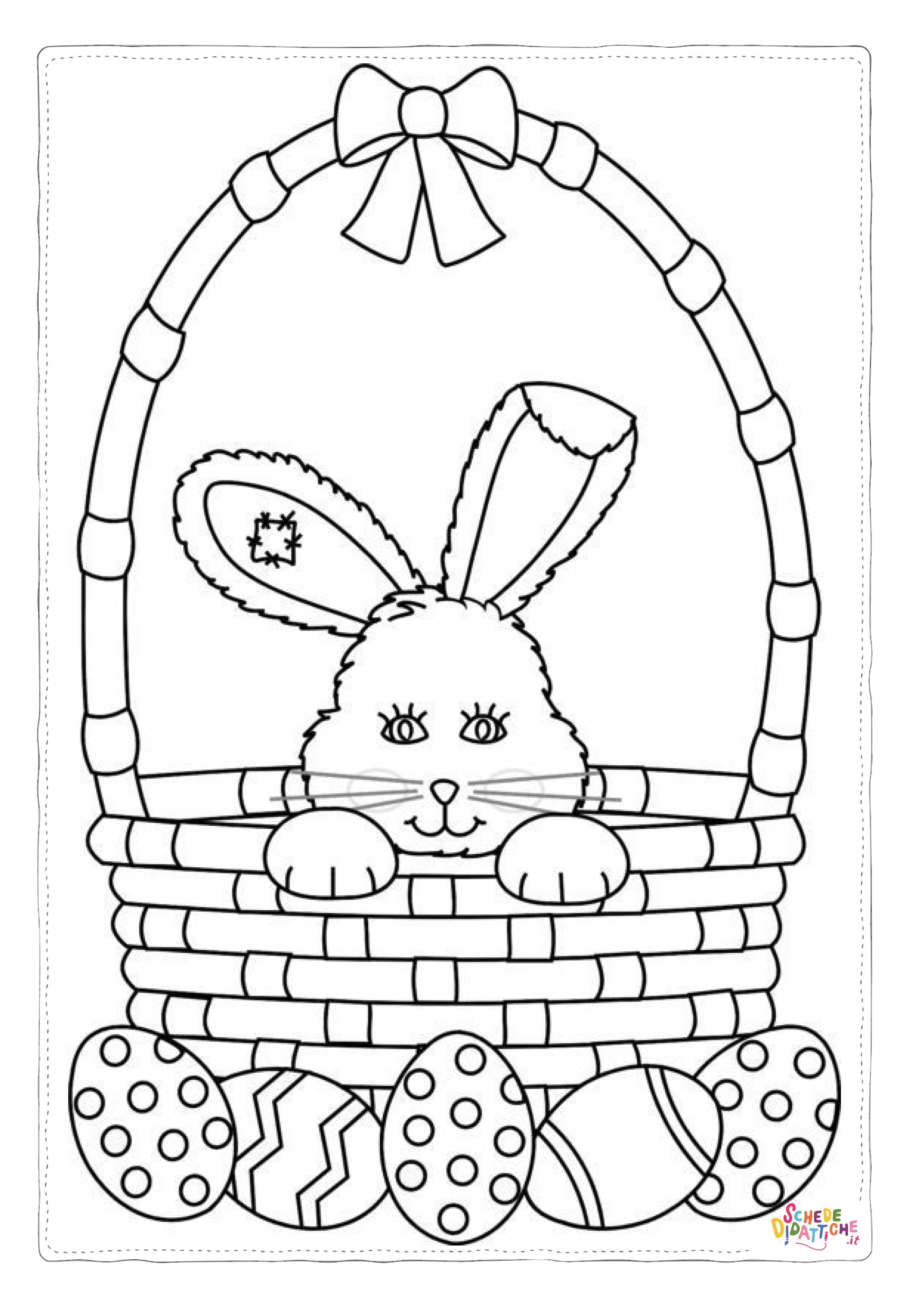 Disegno "Disegno di uovo di Pasqua da stampare e colorare 212" Disegno di uovo di Pasqua da stampare e colorare 212