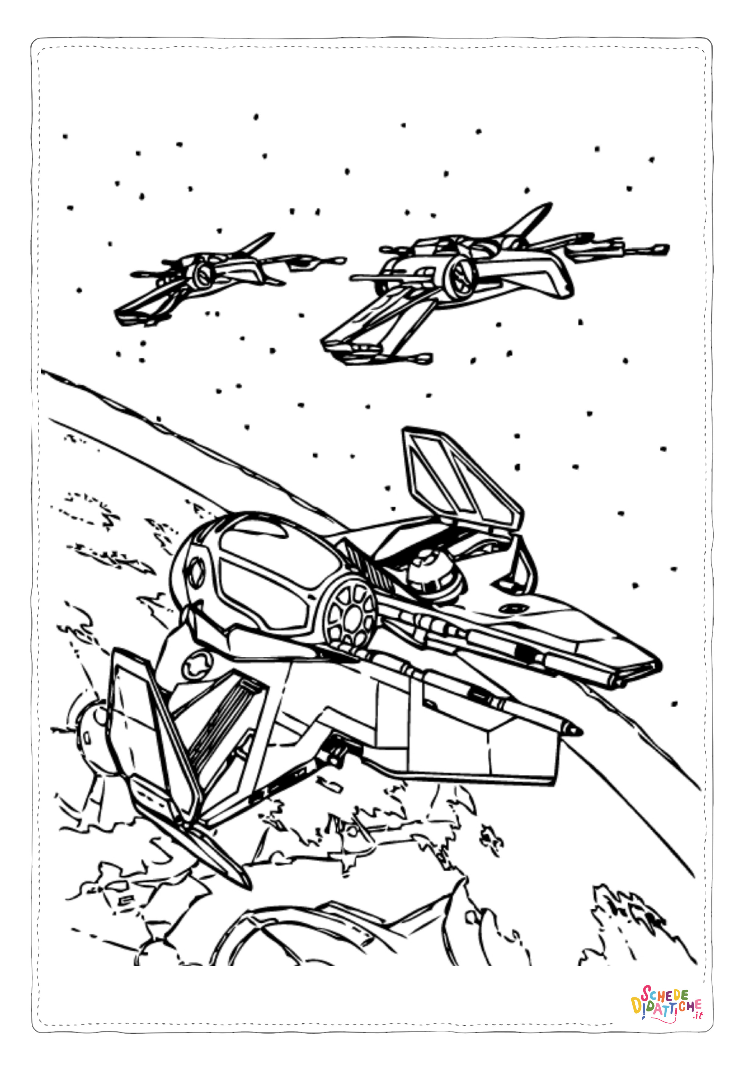 Disegno "Disegno di Star Wars da stampare e colorare 32" Disegno di Star Wars da stampare e colorare 32