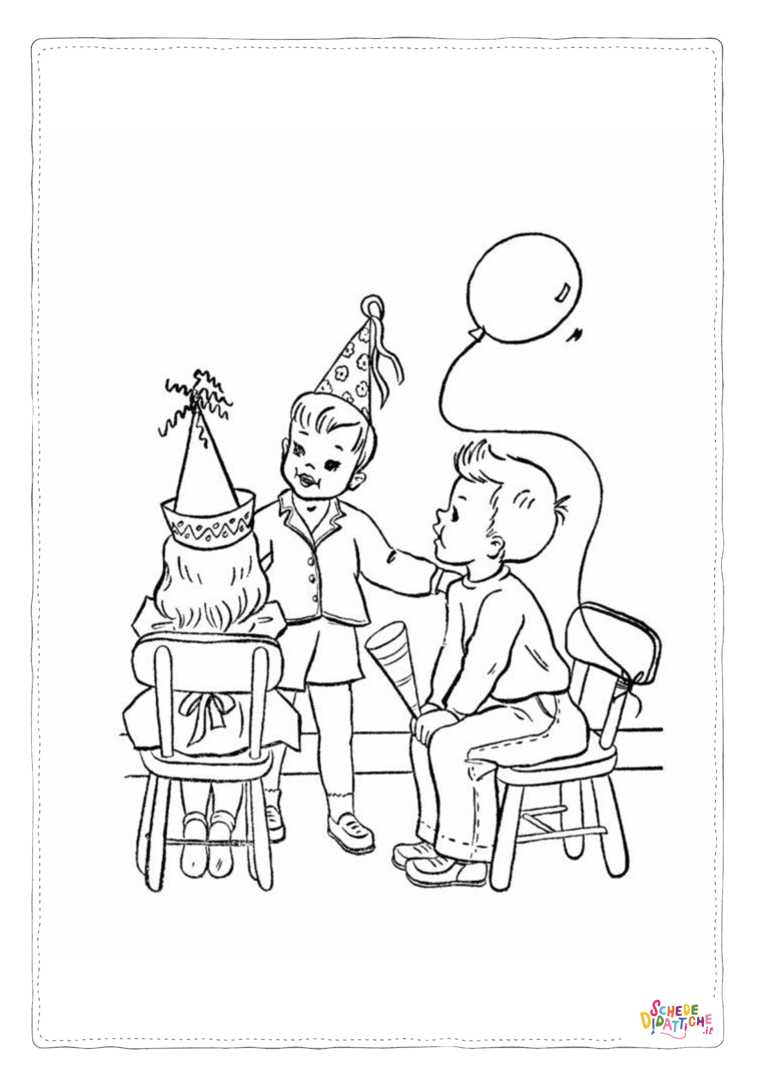 Disegno "Disegno di Carnevale da stampare e colorare 13" Disegno di Carnevale da stampare e colorare 13
