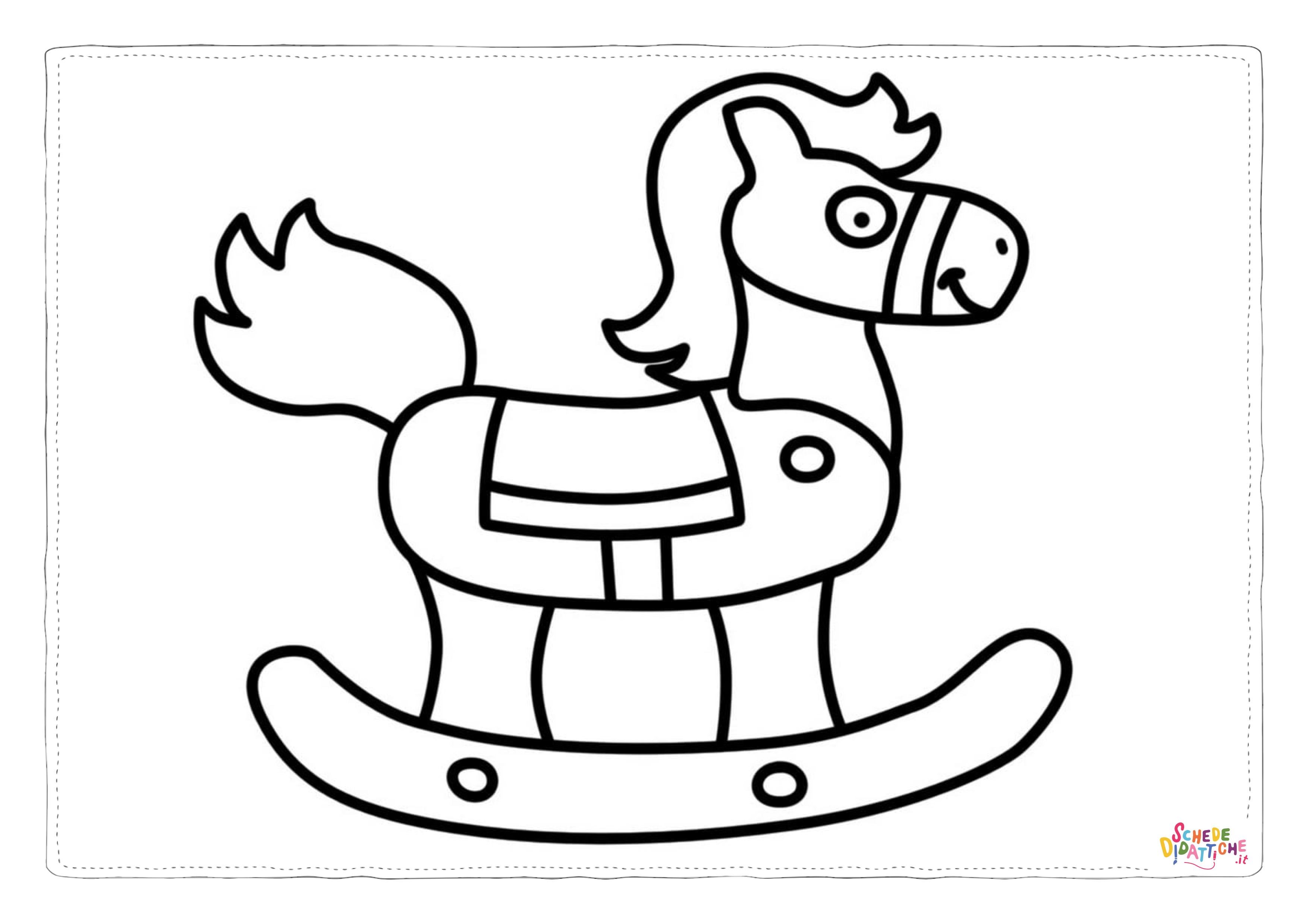 Disegno "Disegno di cavallo da stampare e colorare 147" Disegno di cavallo da stampare e colorare 147