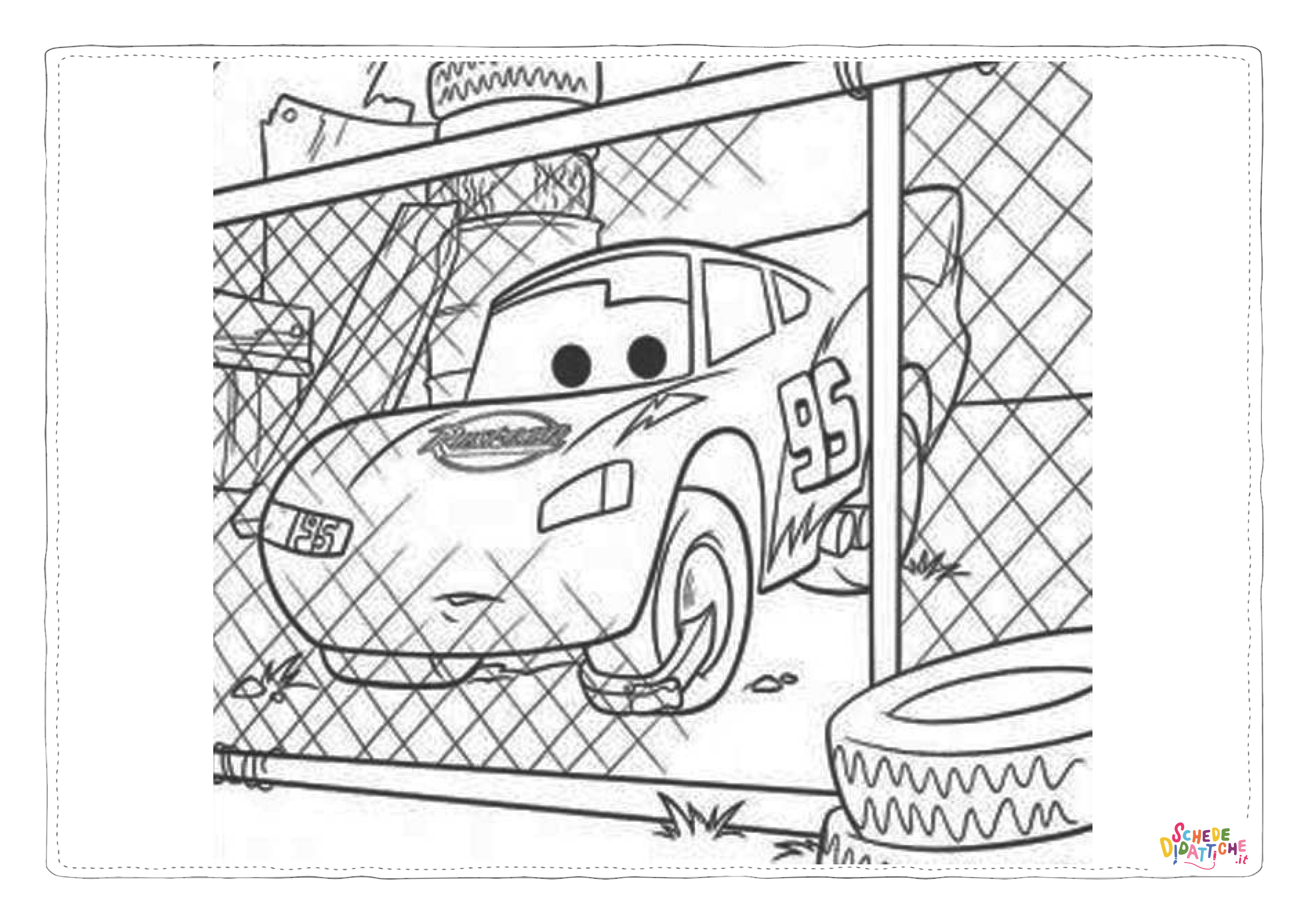 Disegno "Disegno di Cars da stampare e colorare 248" Disegno di Cars da stampare e colorare 248