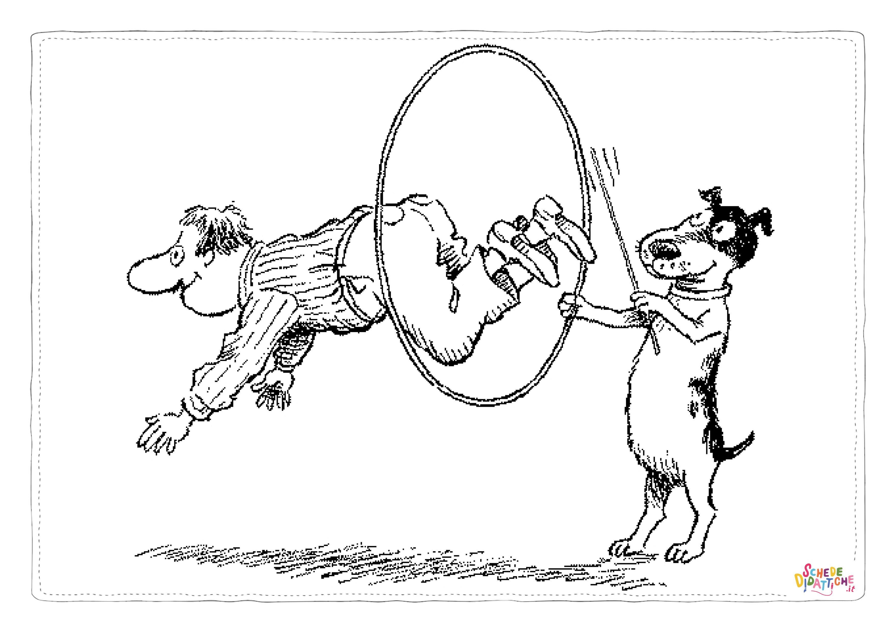 Disegno di circense da stampare e colorare 12