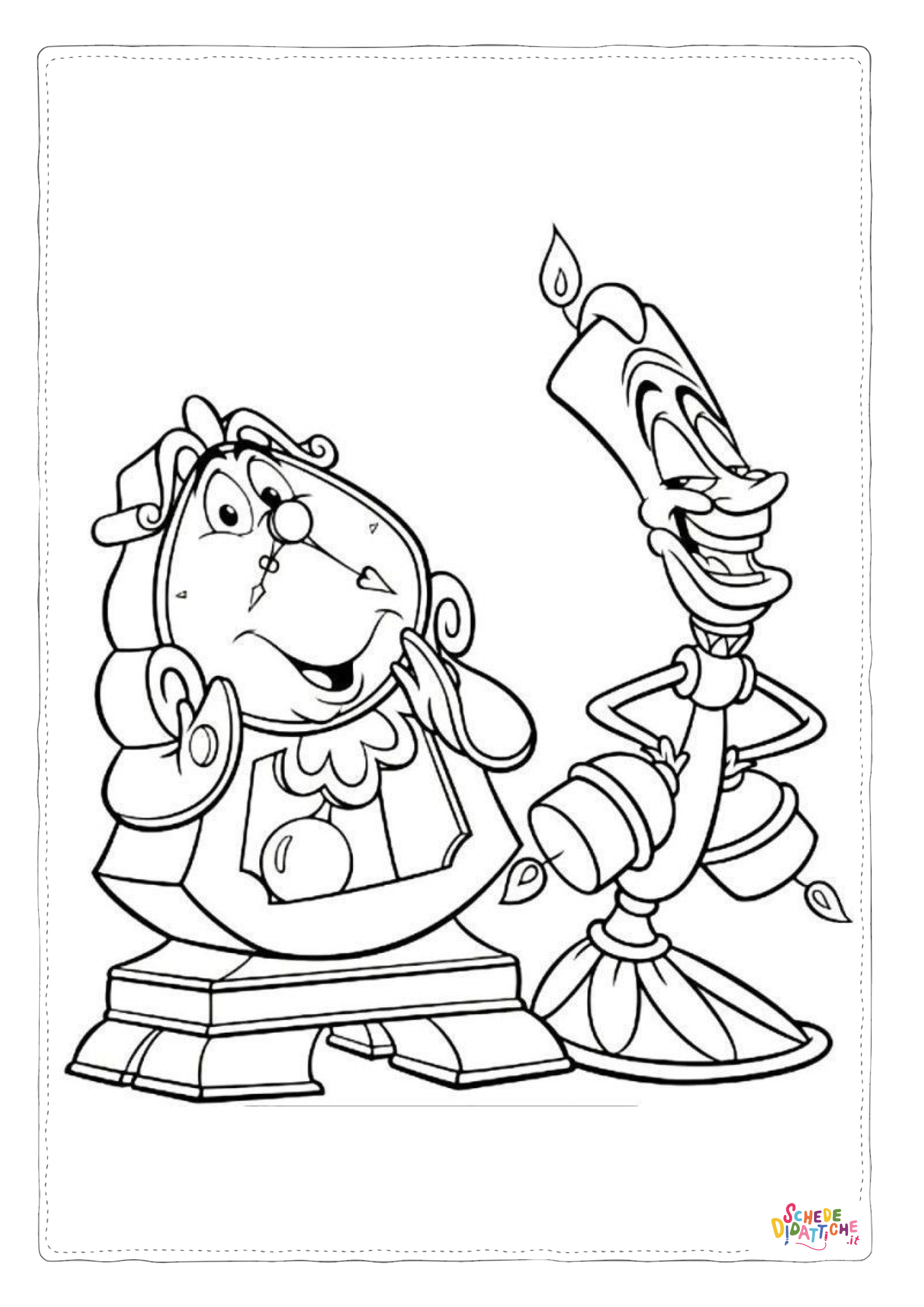Disegno di Alice nel paese delle meraviglie da stampare e colorare 117