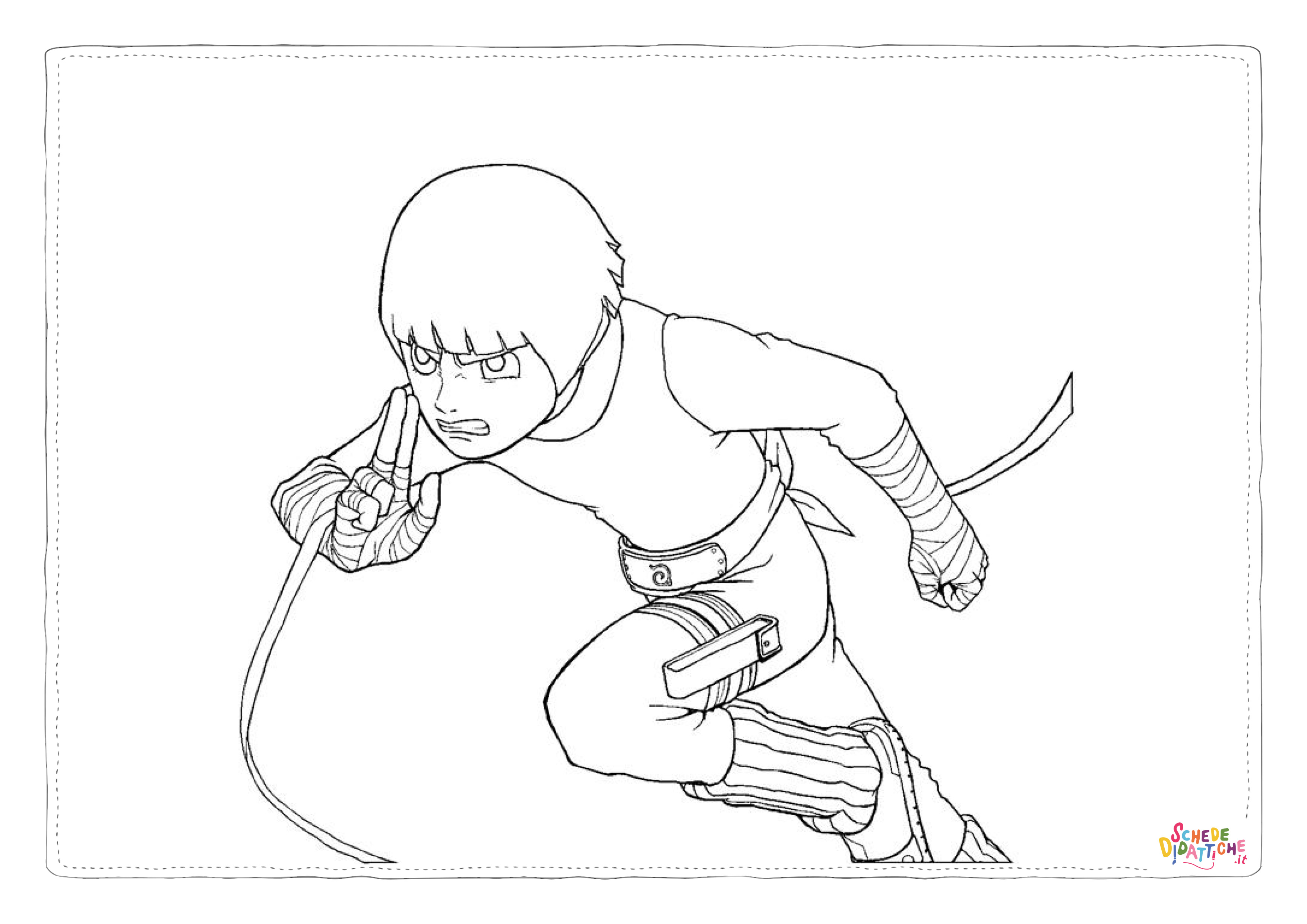 Disegno di Naruto da stampare e colorare 25