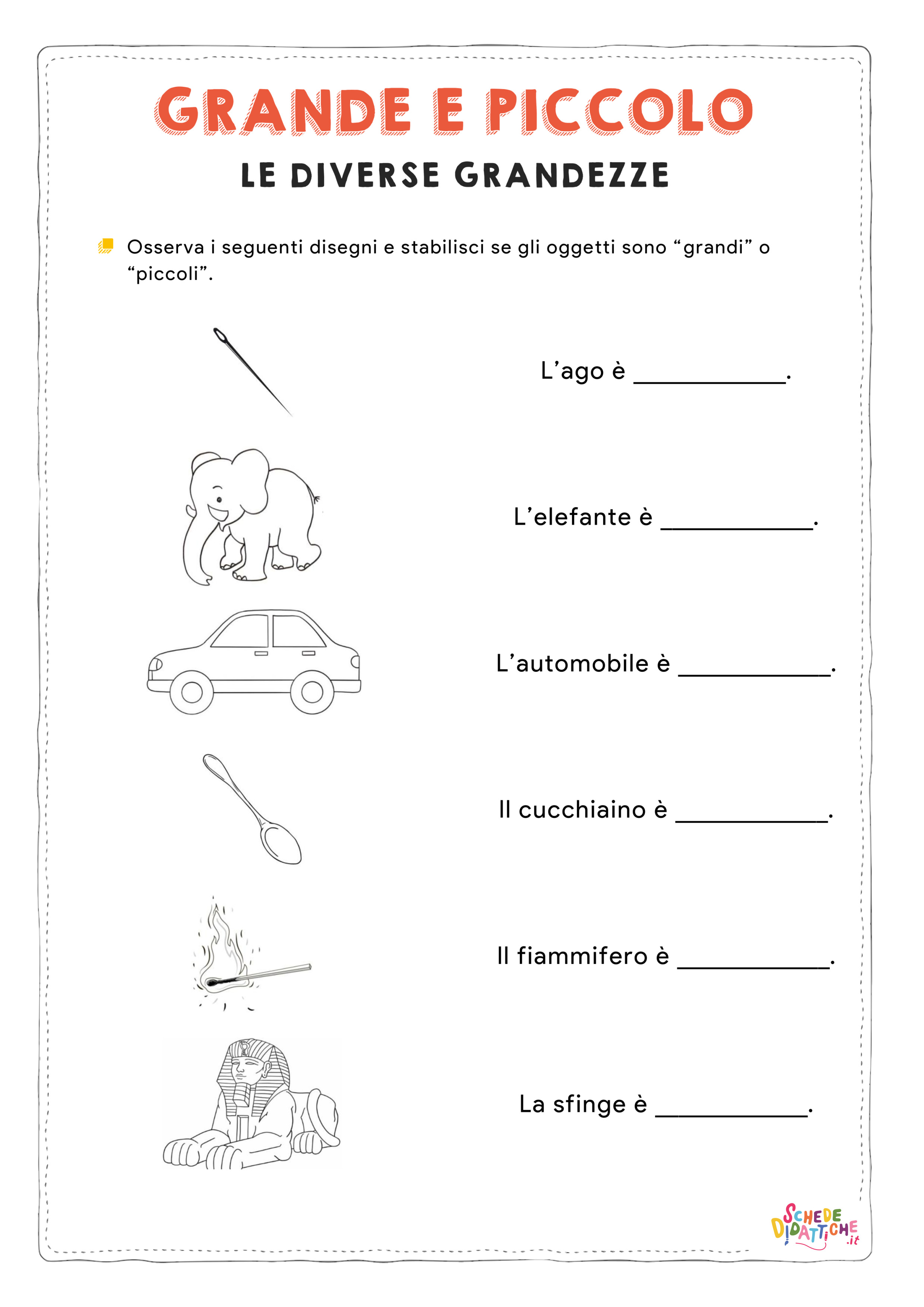 Disegno "Grande e piccolo 1" Grande e piccolo 1