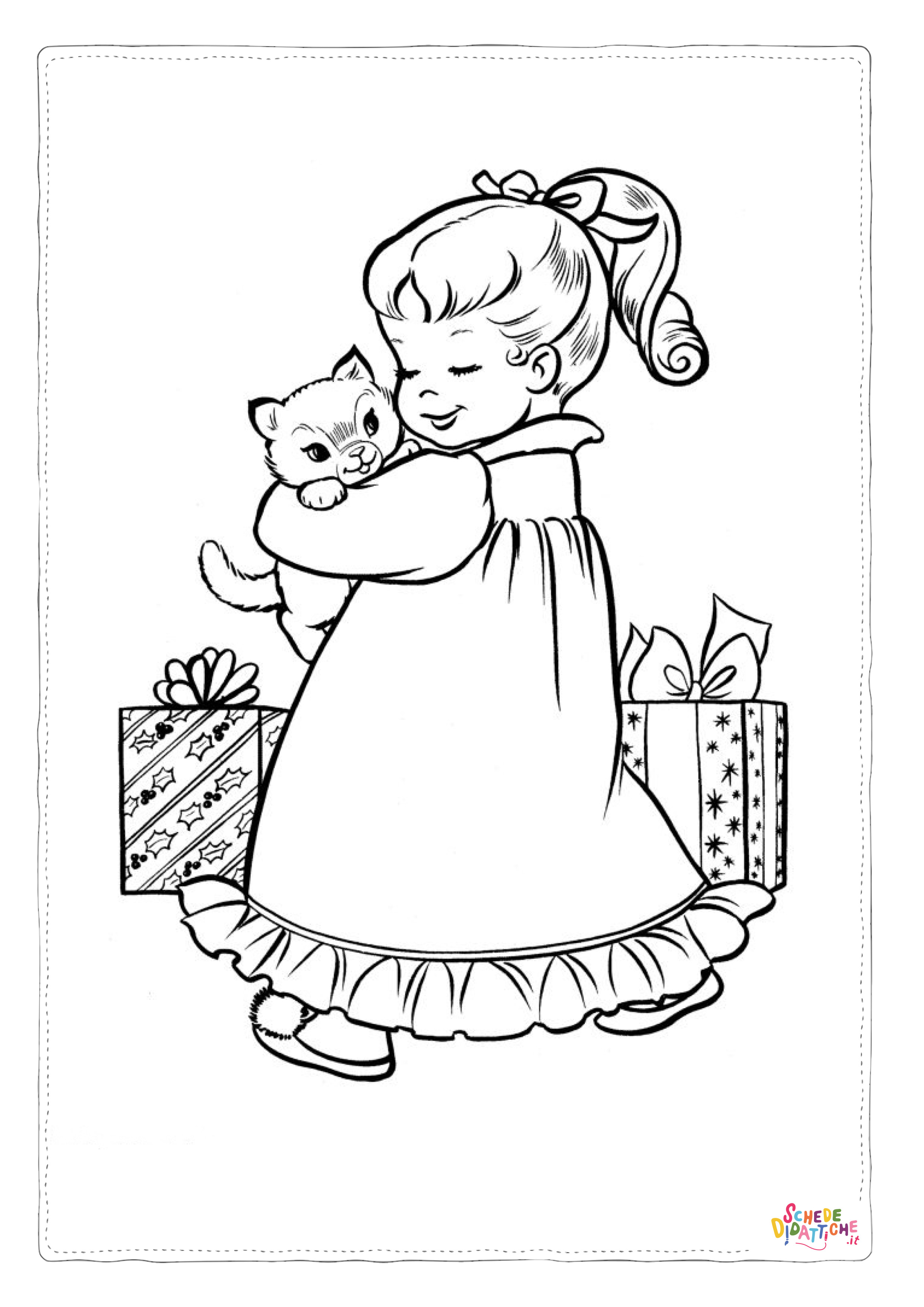 Disegno di bambino da stampare e colorare 38