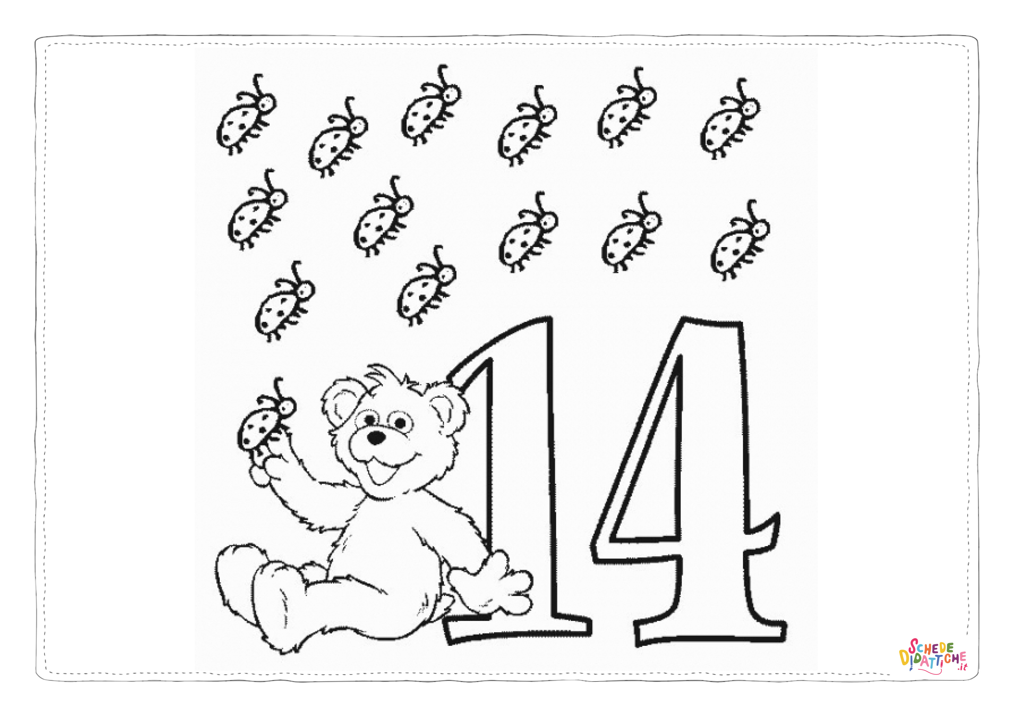 Disegno "Disegno di numero da stampare e colorare 37" Disegno di numero da stampare e colorare 37
