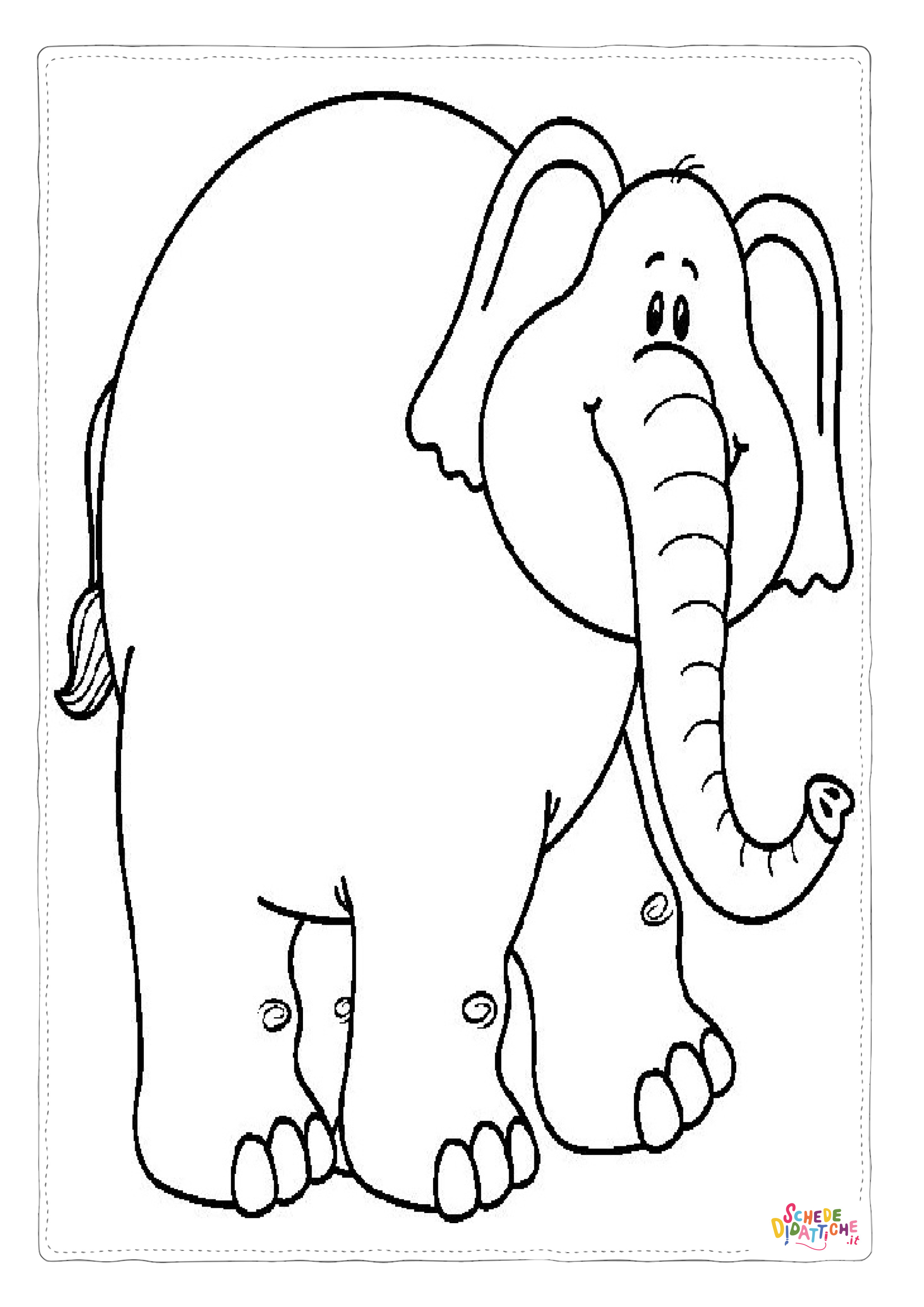 Disegno di Dumbo da stampare e colorare 34