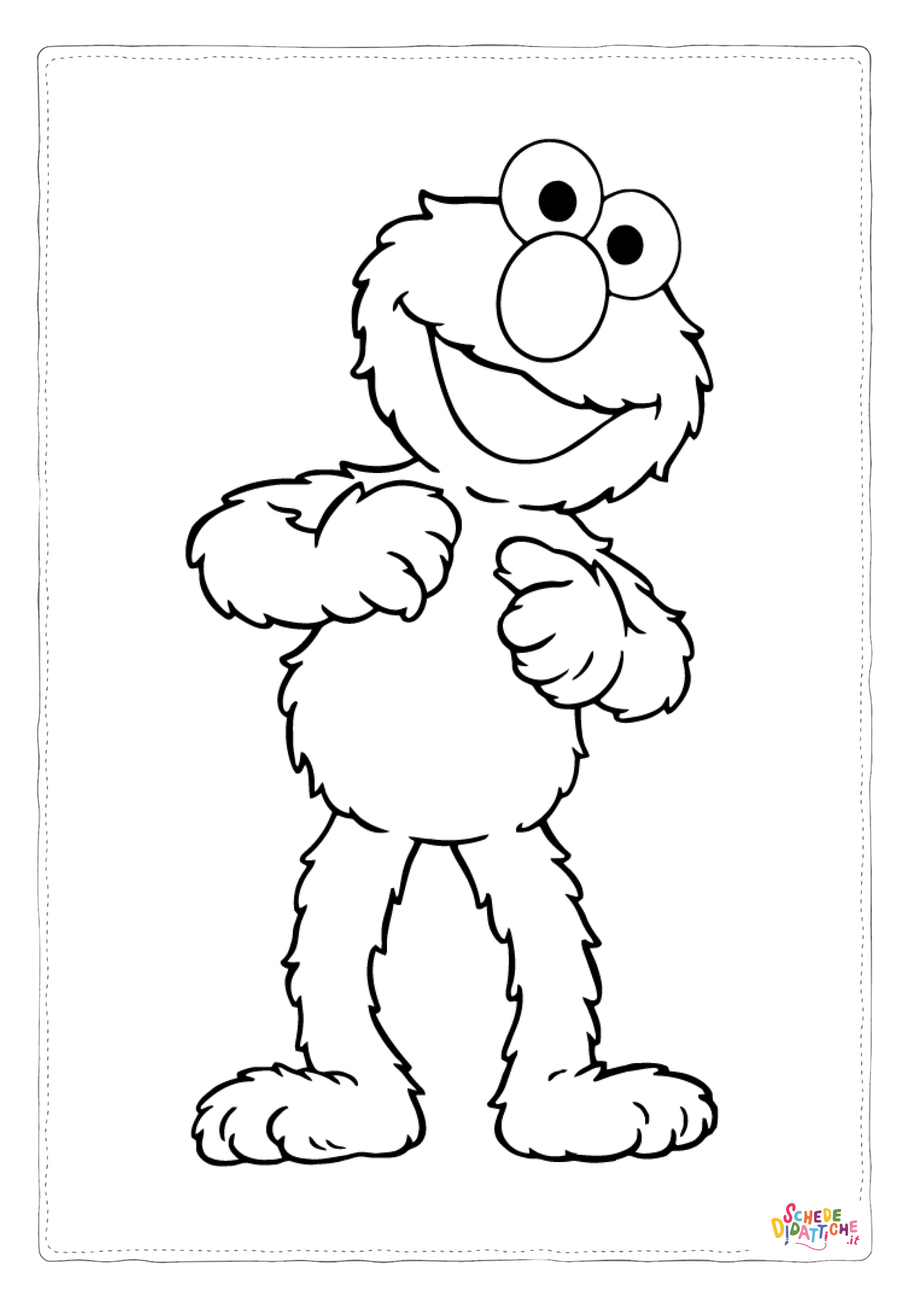 Disegno "Disegno di Muppets da stampare e colorare 23" Disegno di Muppets da stampare e colorare 23