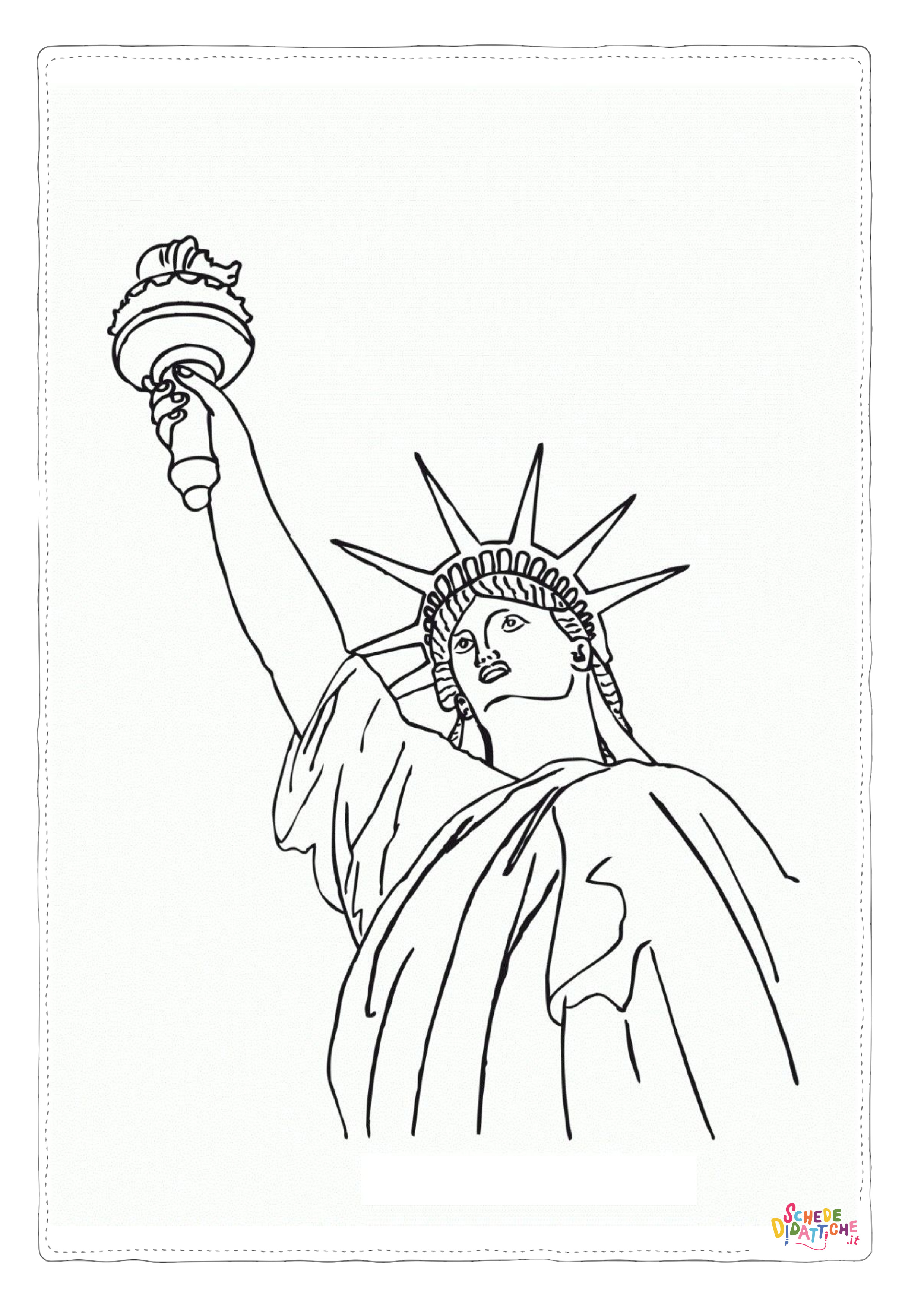 Disegno "Disegno di monumento famoso da stampare e colorare 40" Disegno di monumento famoso da stampare e colorare 40