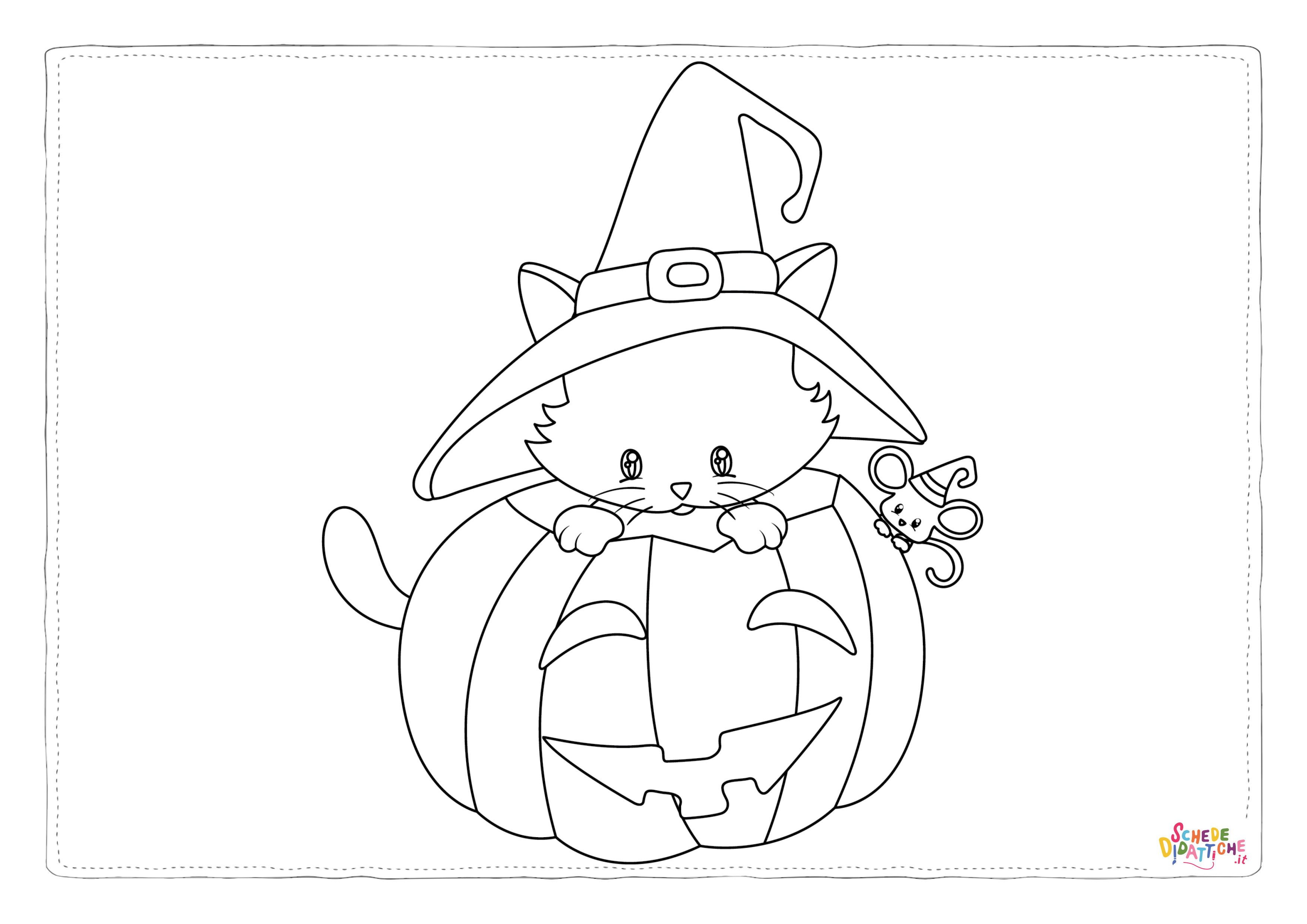 Disegno "HALLOWEEN KITTIES STAMPS-03" HALLOWEEN KITTIES STAMPS-03