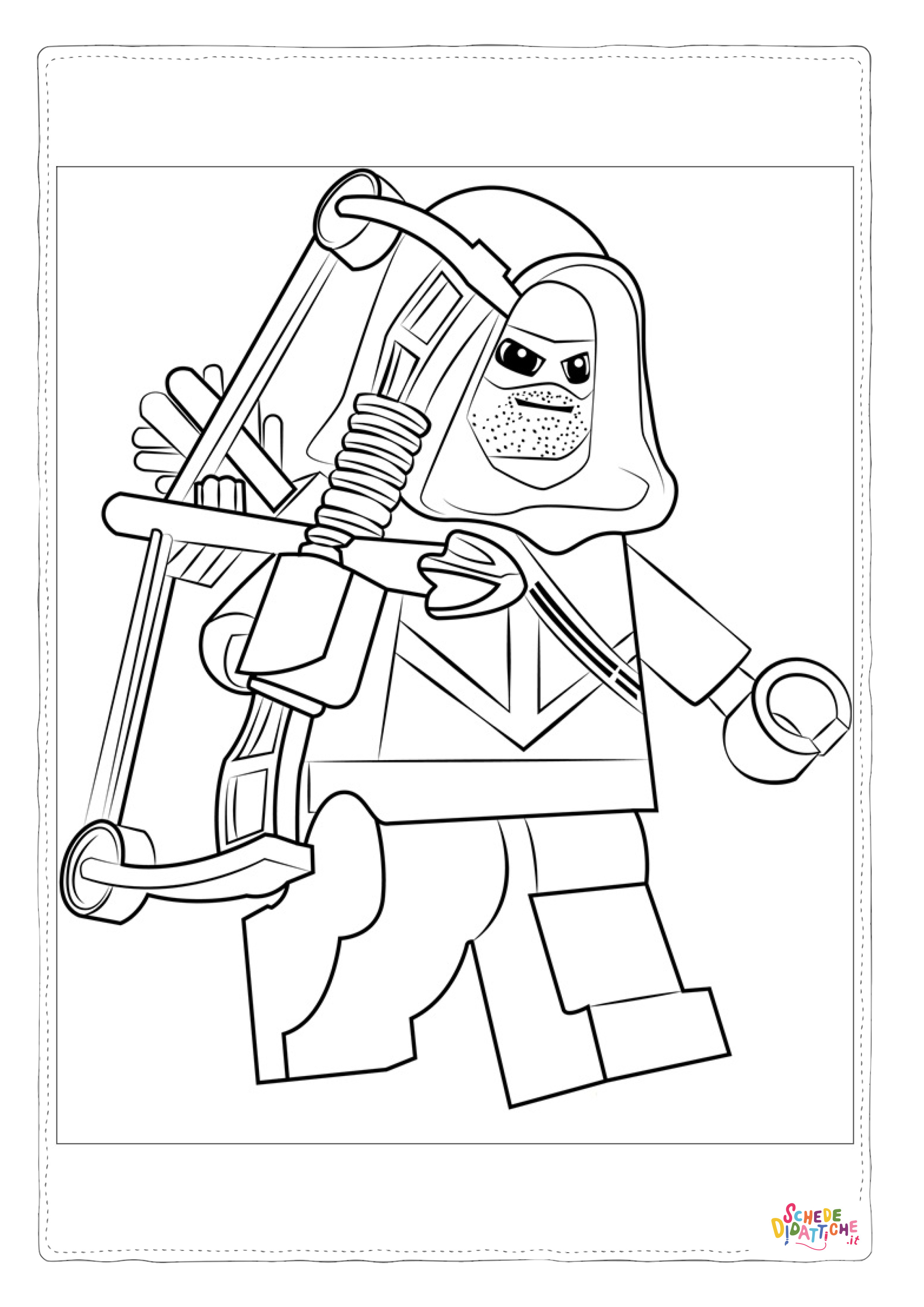 Disegno "Disegno di LEGO Avengers da stampare e colorare 5" Disegno di LEGO Avengers da stampare e colorare 5