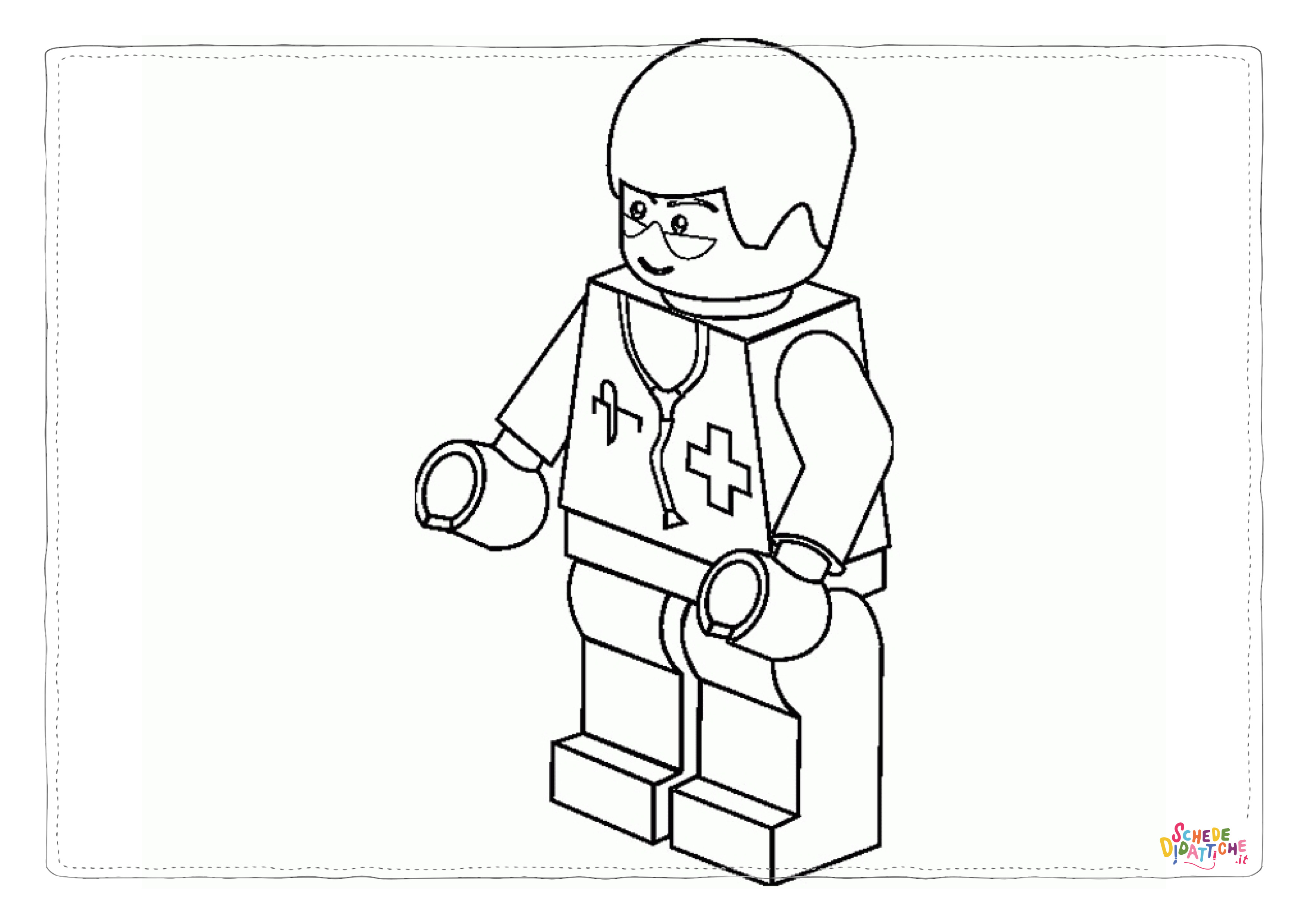 Disegno di LEGO Castle da stampare e colorare