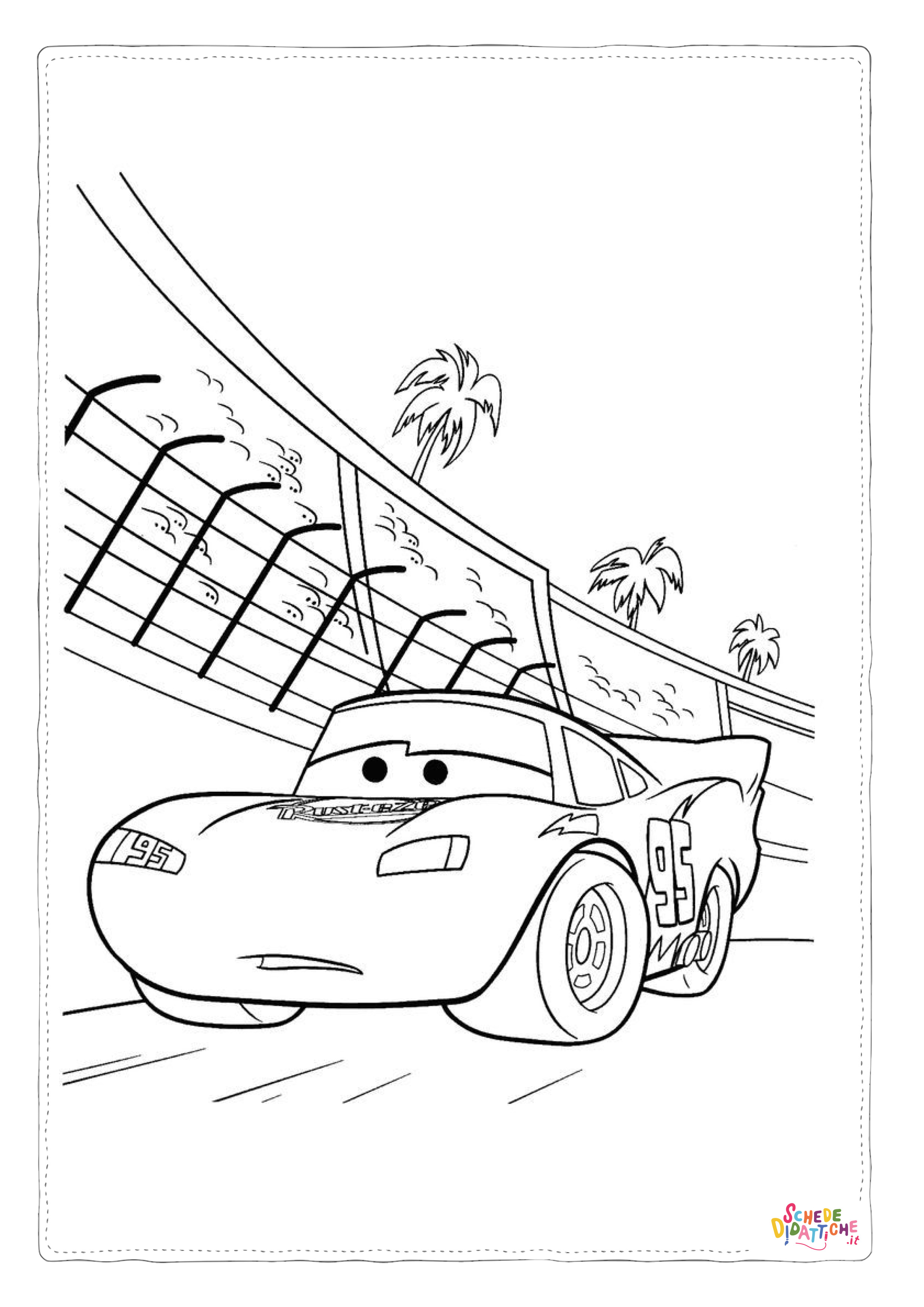 Disegno "Disegno di Cars da stampare e colorare 200" Disegno di Cars da stampare e colorare 200