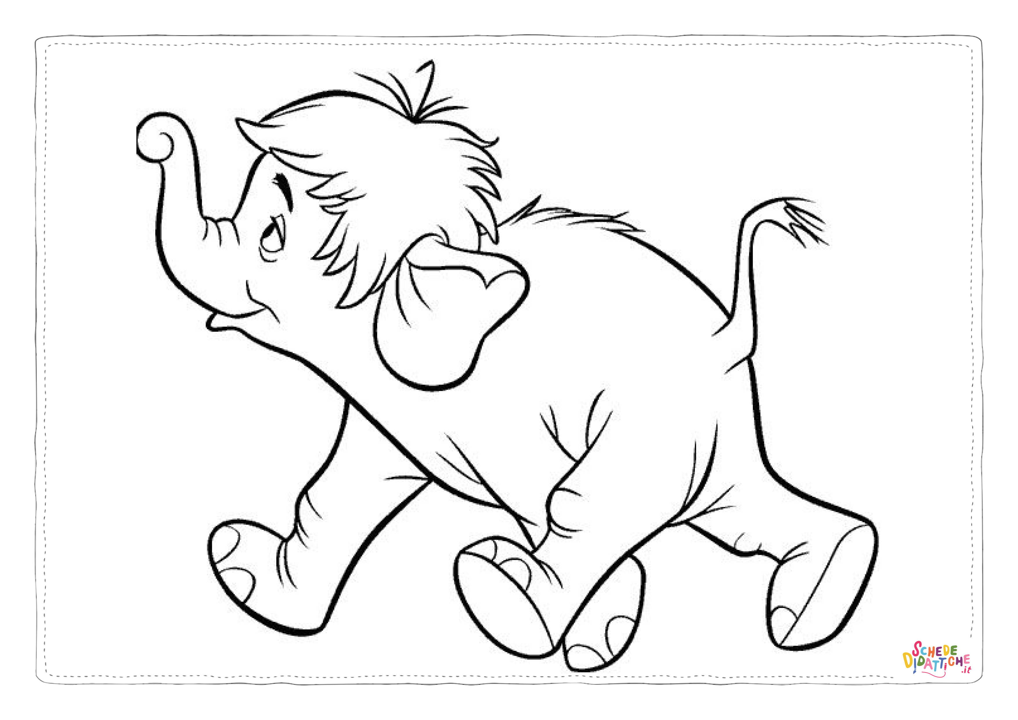 Disegno "Disegno di Il libro della giungla da stampare e colorare 11" Disegno di Il libro della giungla da stampare e colorare 11