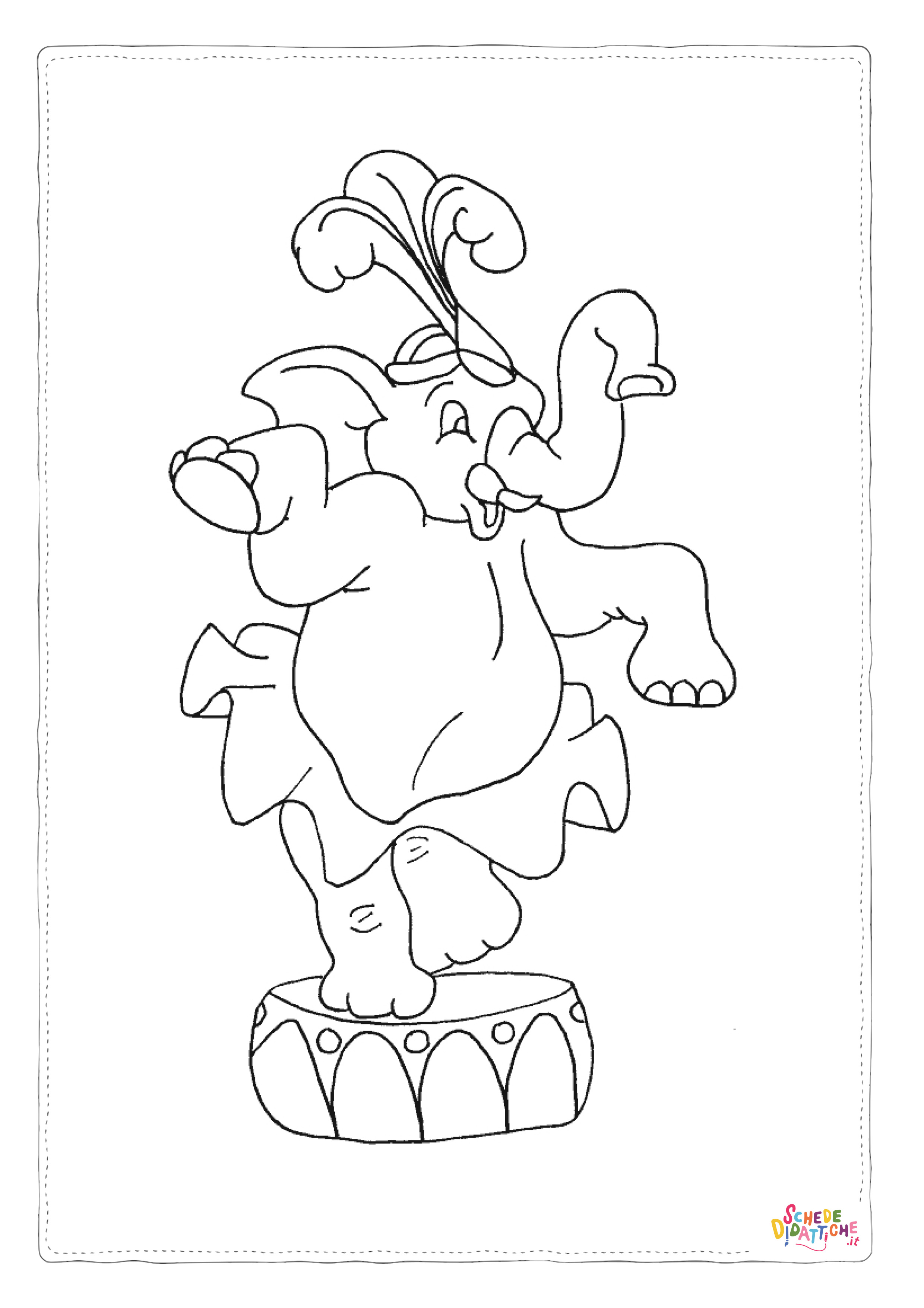 Disegno di Dumbo da stampare e colorare 10