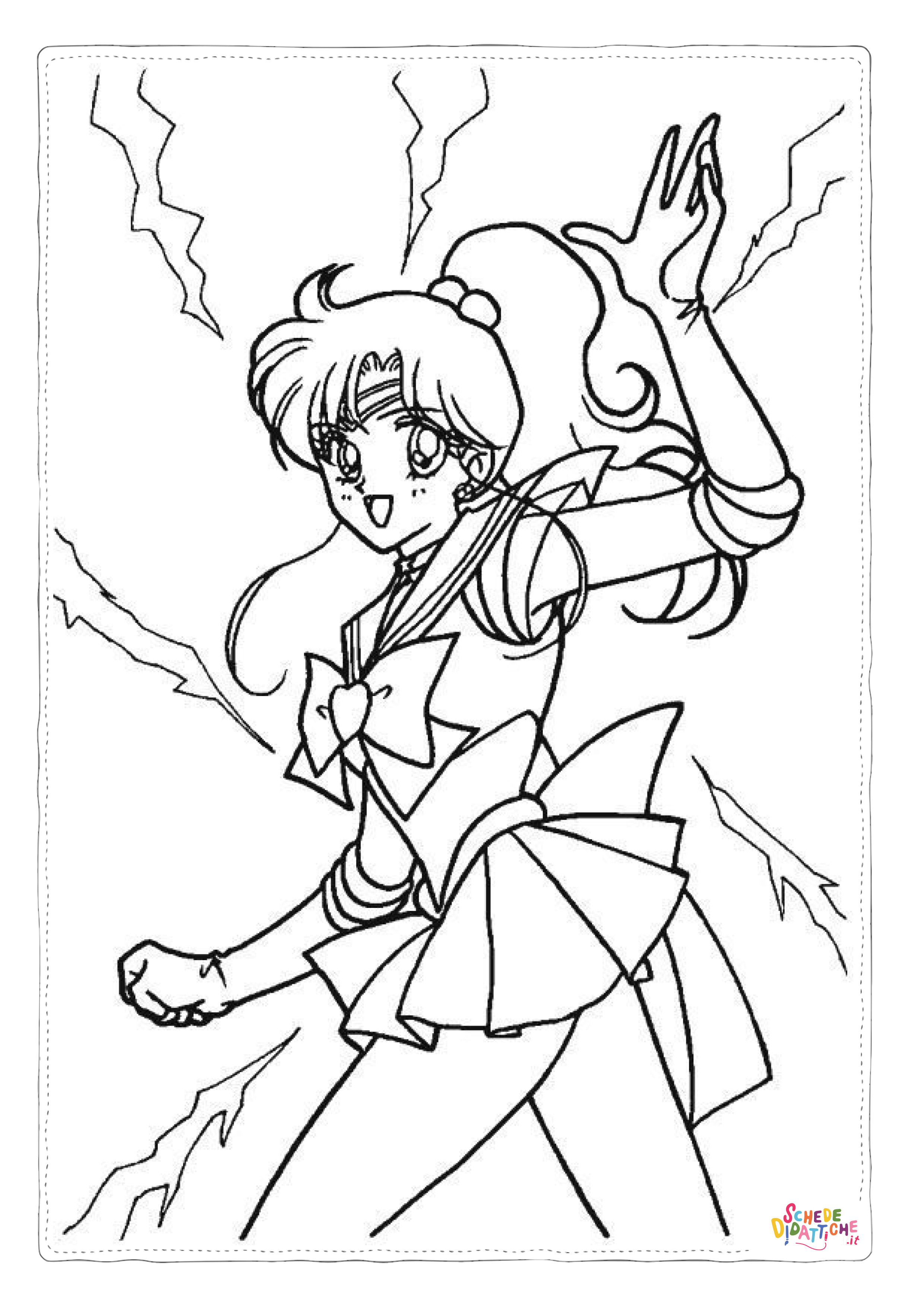 Disegno "Disegno di Sailor Moon da stampare e colorare 68" Disegno di Sailor Moon da stampare e colorare 68