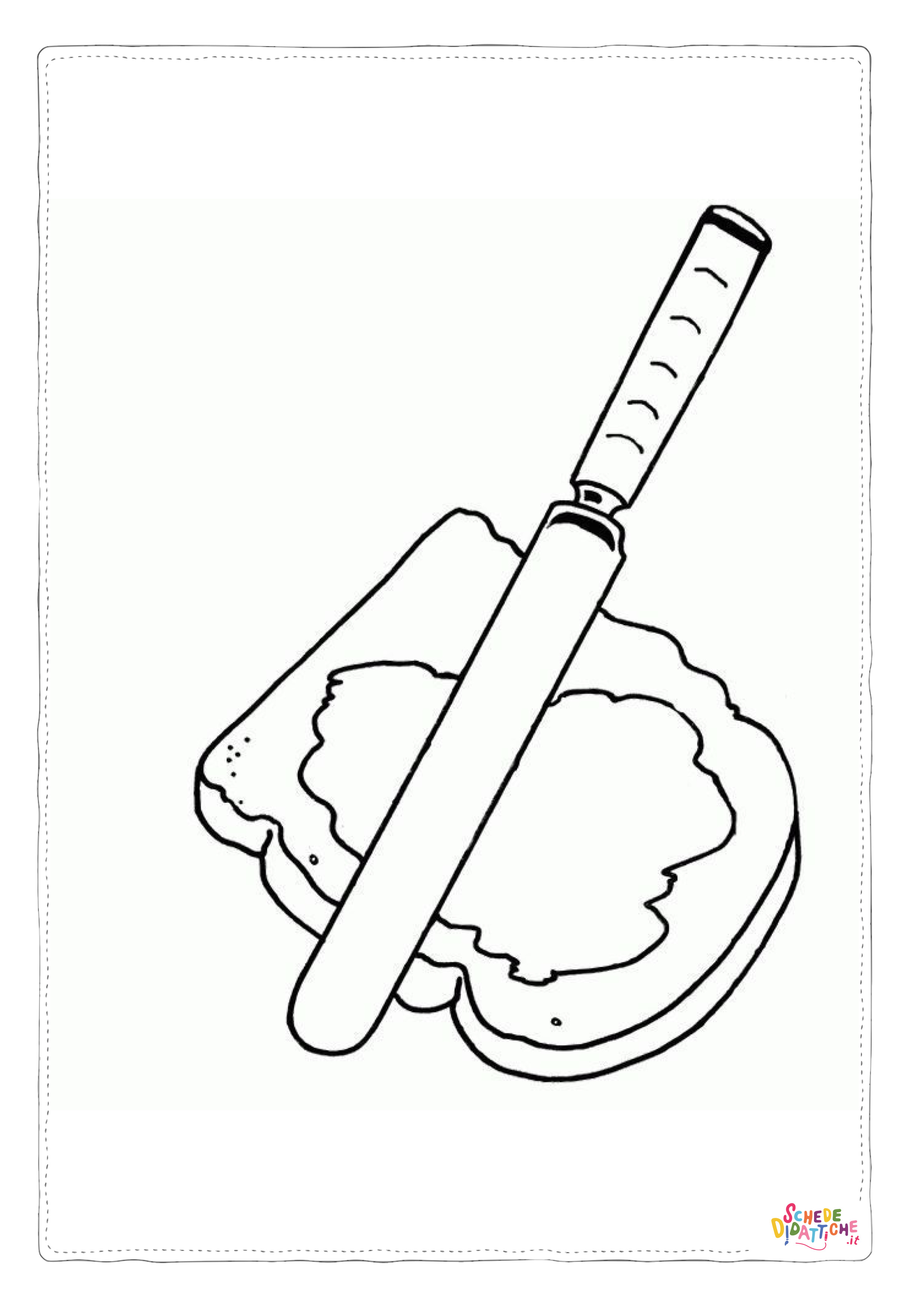 Disegno "Disegno di colazione da stampare e colorare 42" Disegno di colazione da stampare e colorare 42