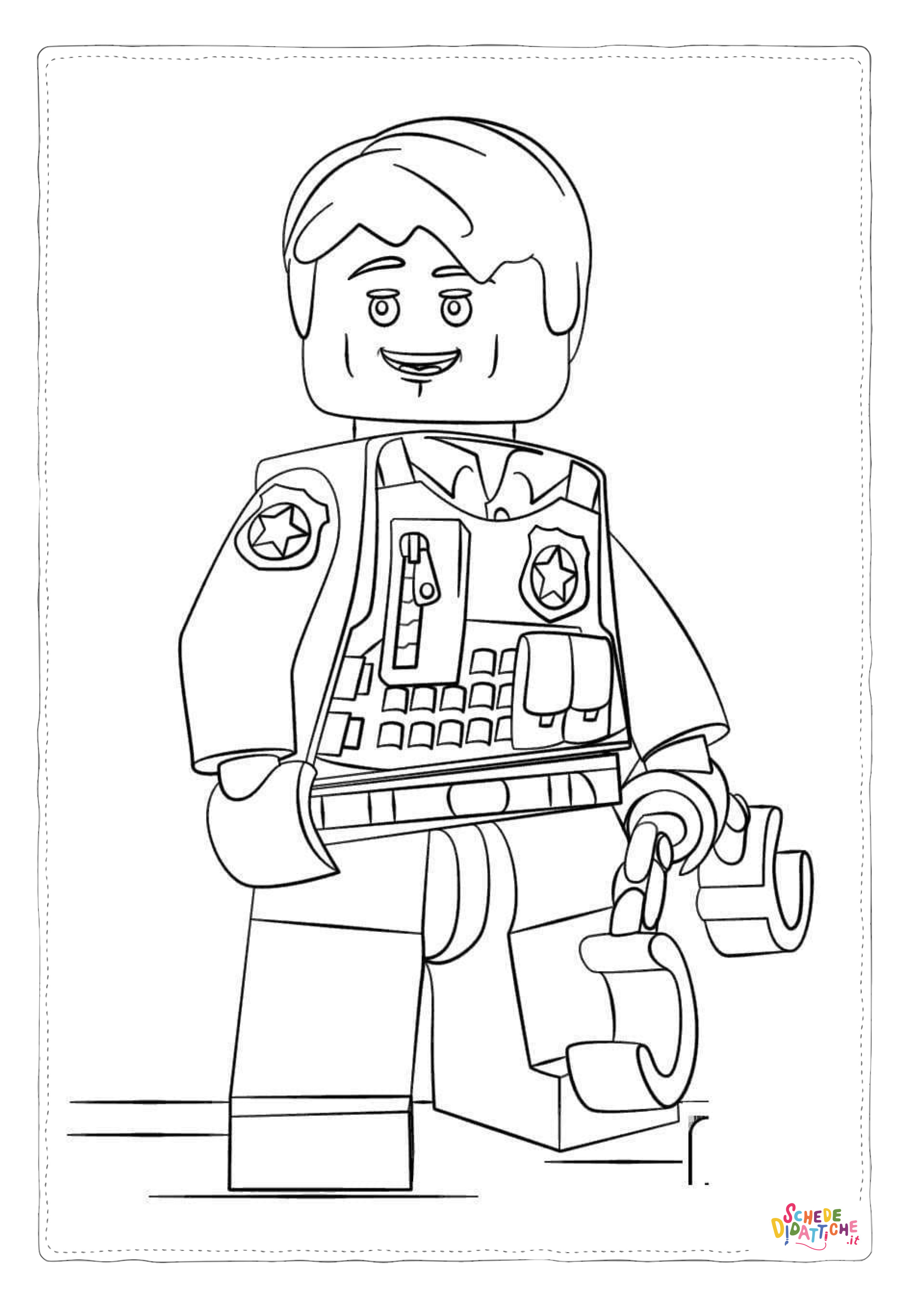 Disegno "Disegno di LEGO City da stampare e colorare 6" Disegno di LEGO City da stampare e colorare 6