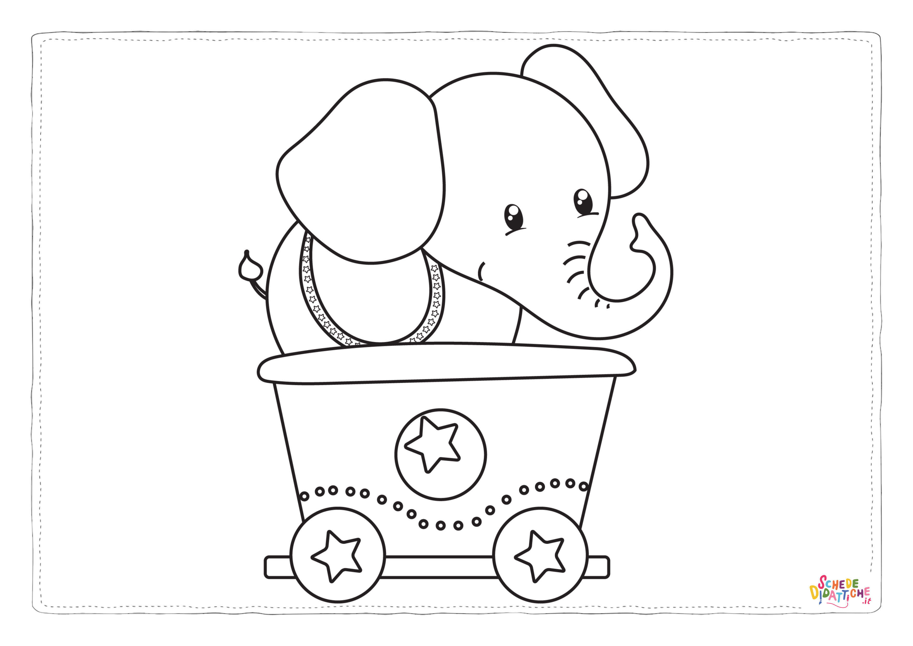 Disegno "CIRCUS-TRAIN-STAMPS-12" CIRCUS-TRAIN-STAMPS-12