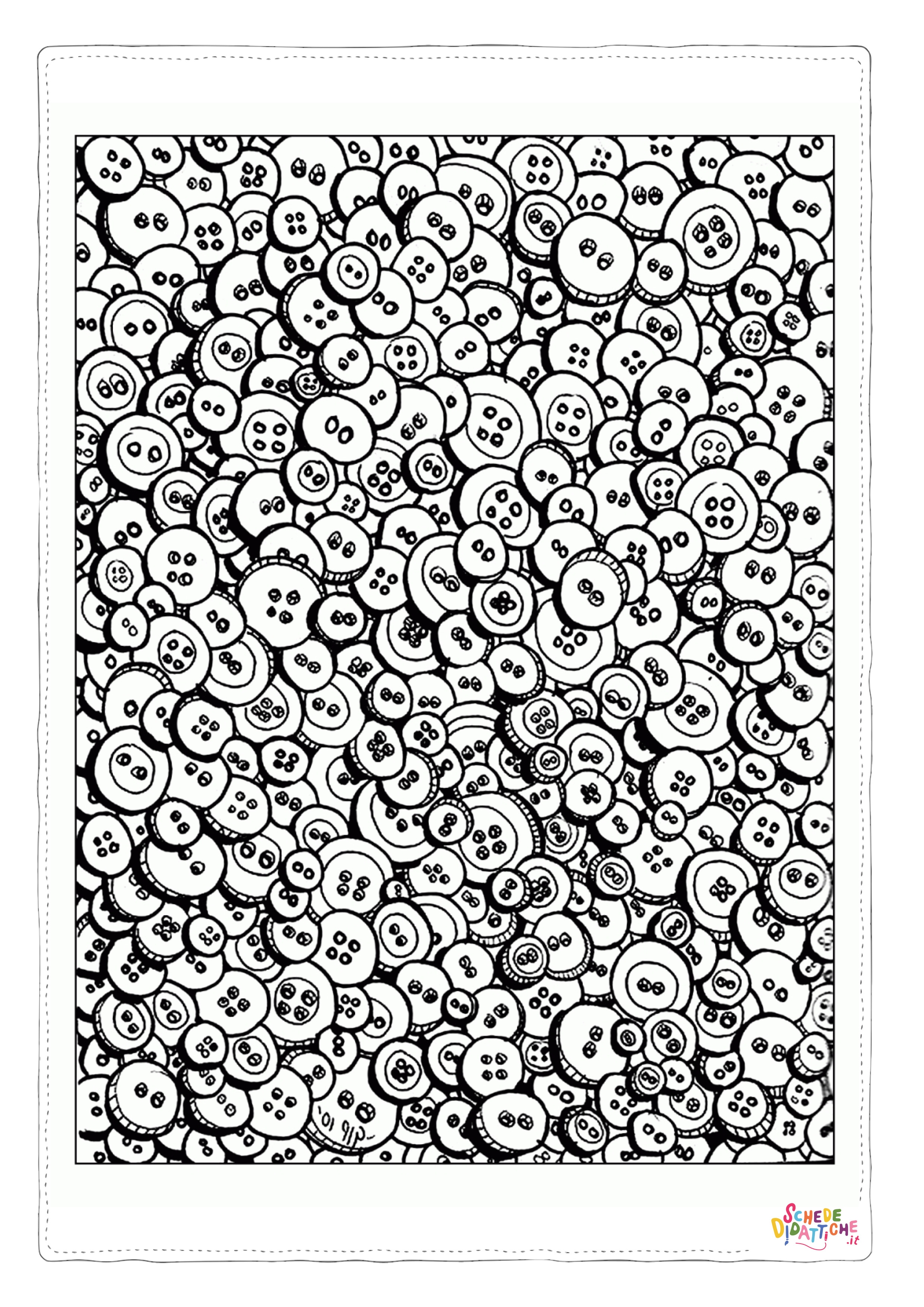 Disegno "Disegno di mandala da stampare e colorare 1145" Disegno di mandala da stampare e colorare 1145
