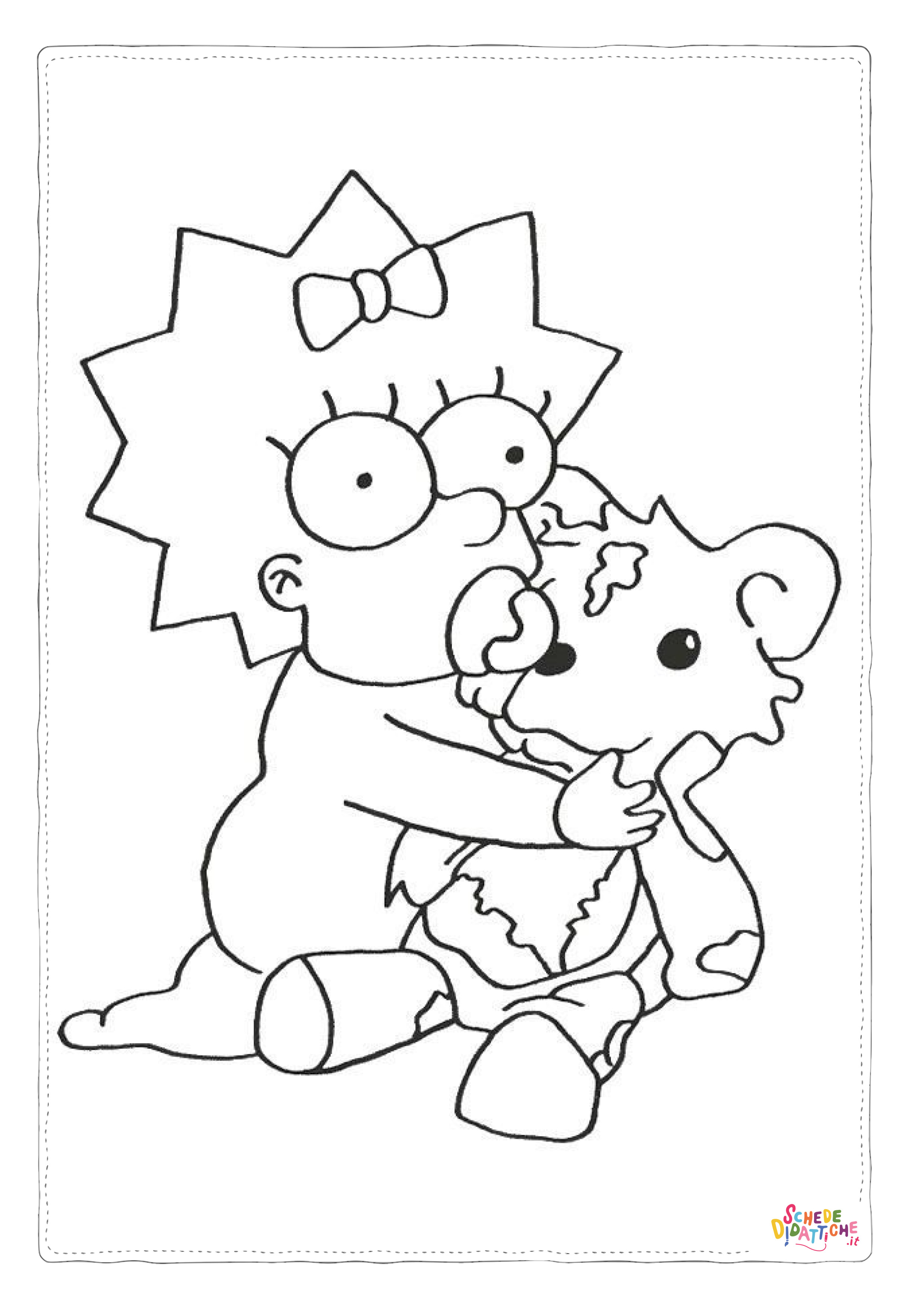 Disegno di I Simpson da stampare e colorare 72