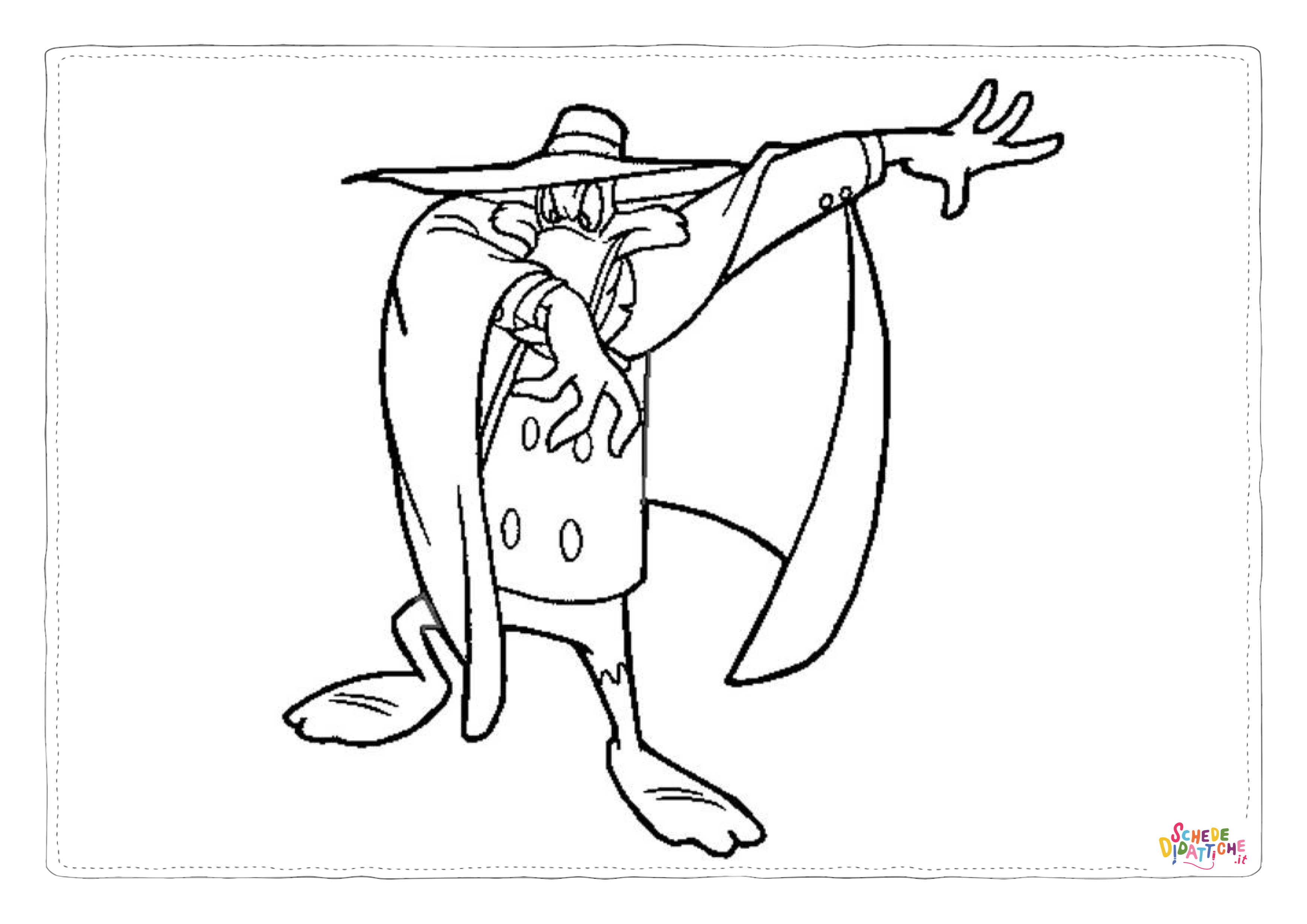 Disegno di Paperino da stampare e colorare 31