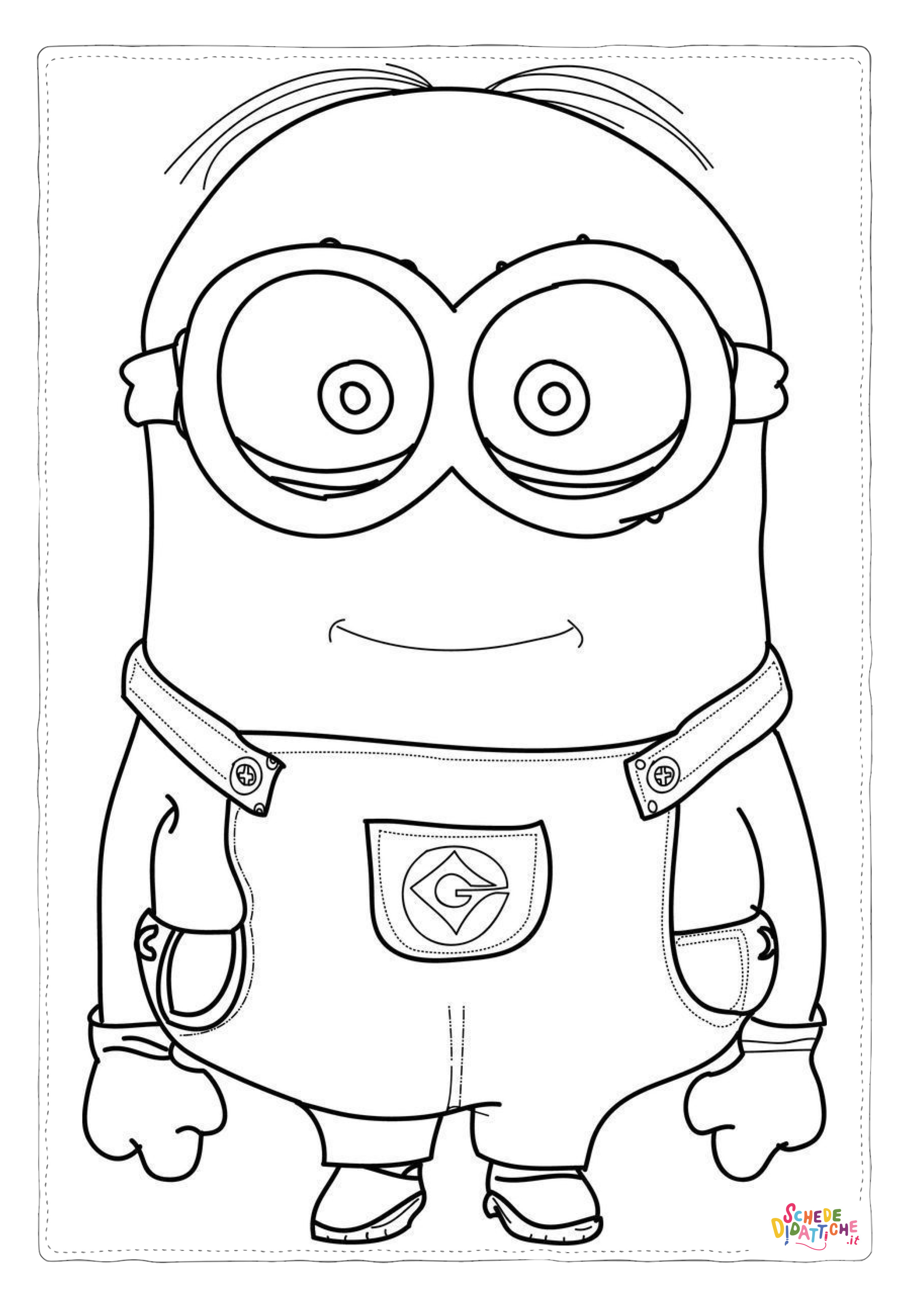 Disegno "Disegno di Cattivissimo me - Minions da stampare e colorare 72" Disegno di Cattivissimo me - Minions da stampare e colorare 72