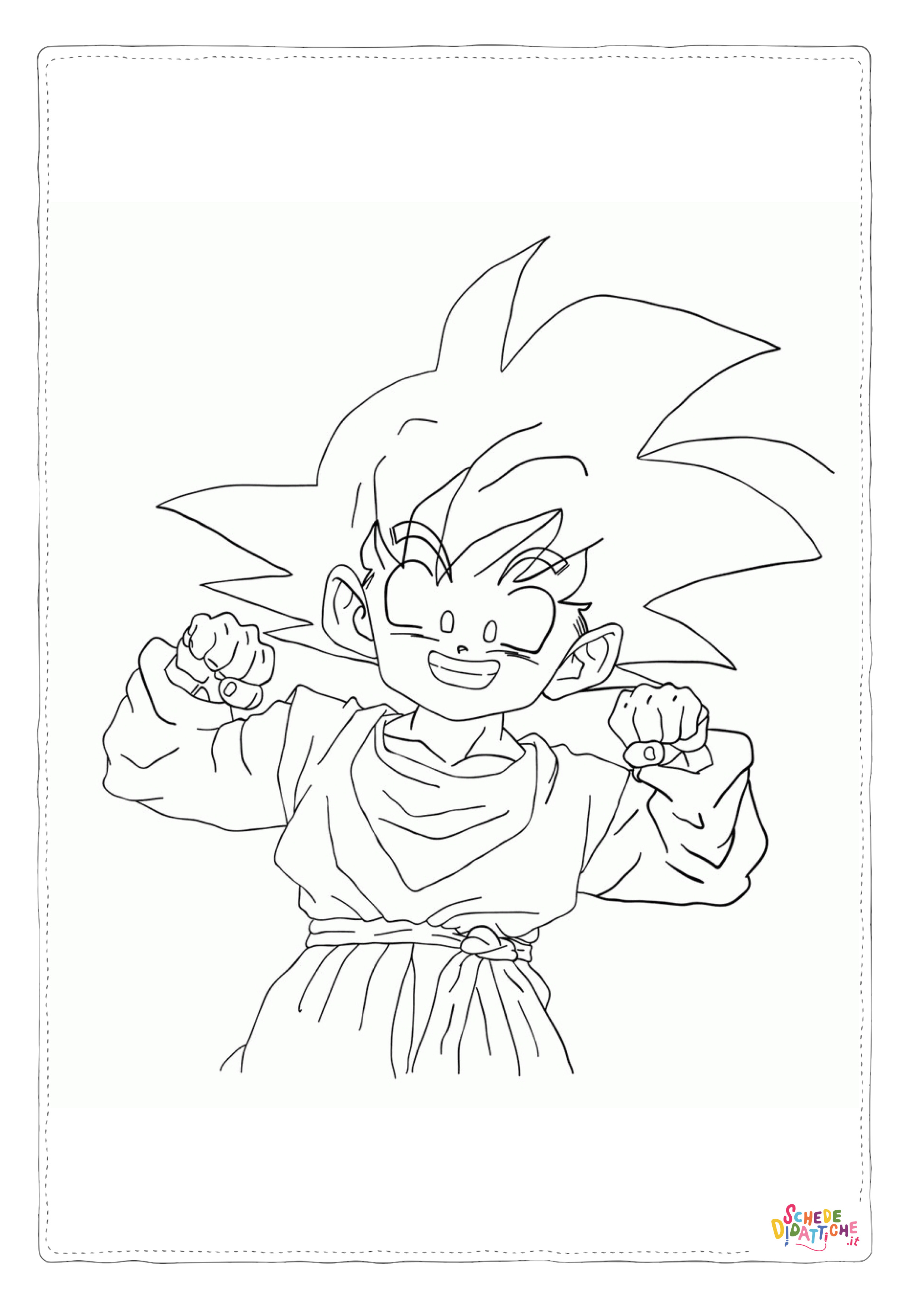 Disegno "Disegno di Dragon Ball da stampare e colorare 55" Disegno di Dragon Ball da stampare e colorare 55