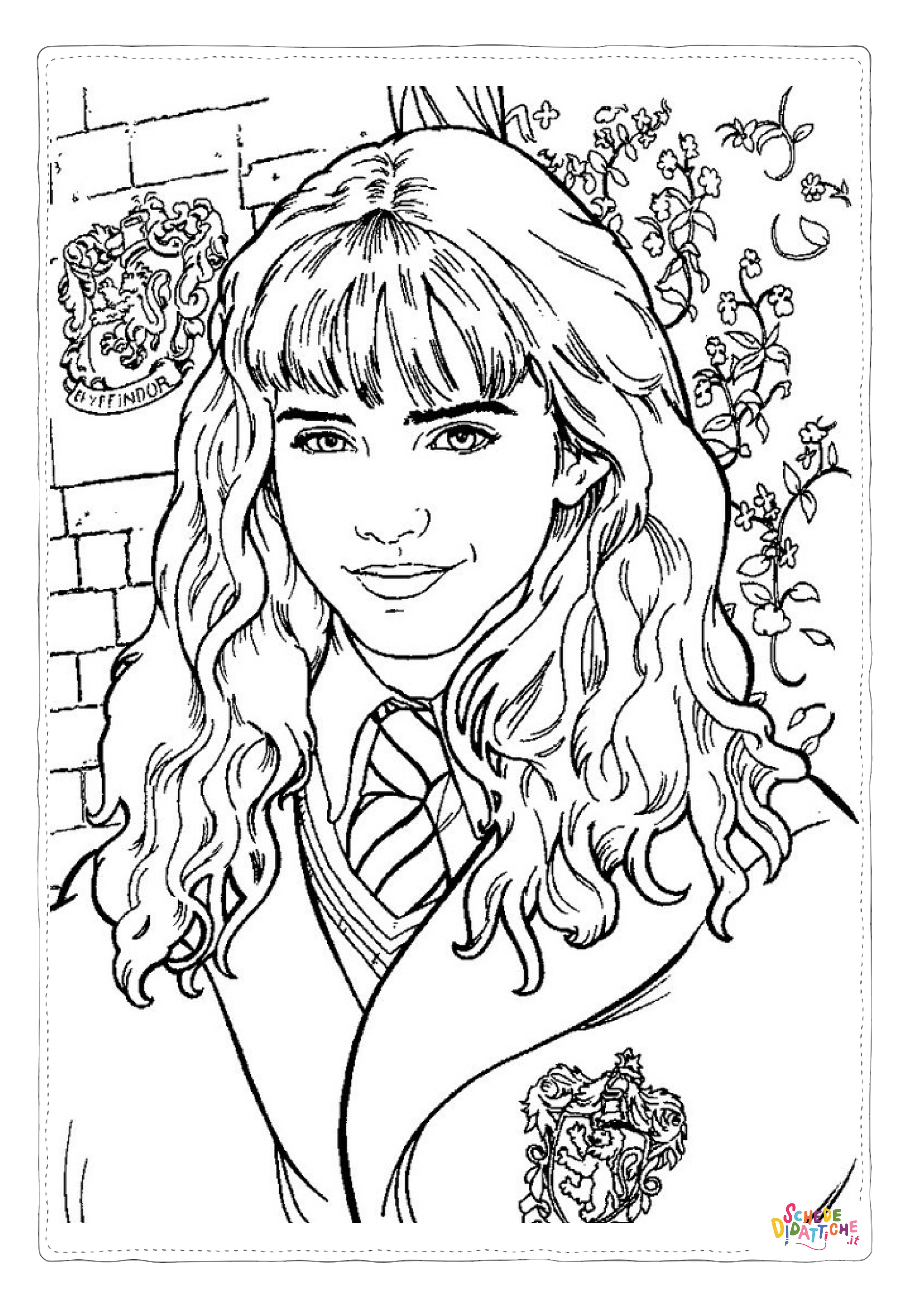 Disegno "Disegno di Harry Potter da stampare e colorare 13" Disegno di Harry Potter da stampare e colorare 13