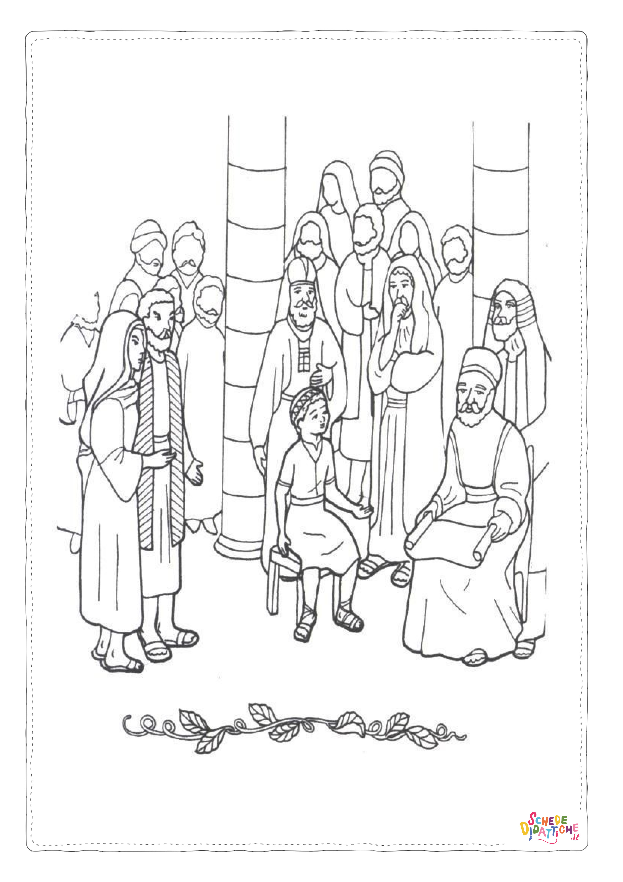 Disegno "Disegno di Cristianesimo da stampare e colorare 163" Disegno di Cristianesimo da stampare e colorare 163