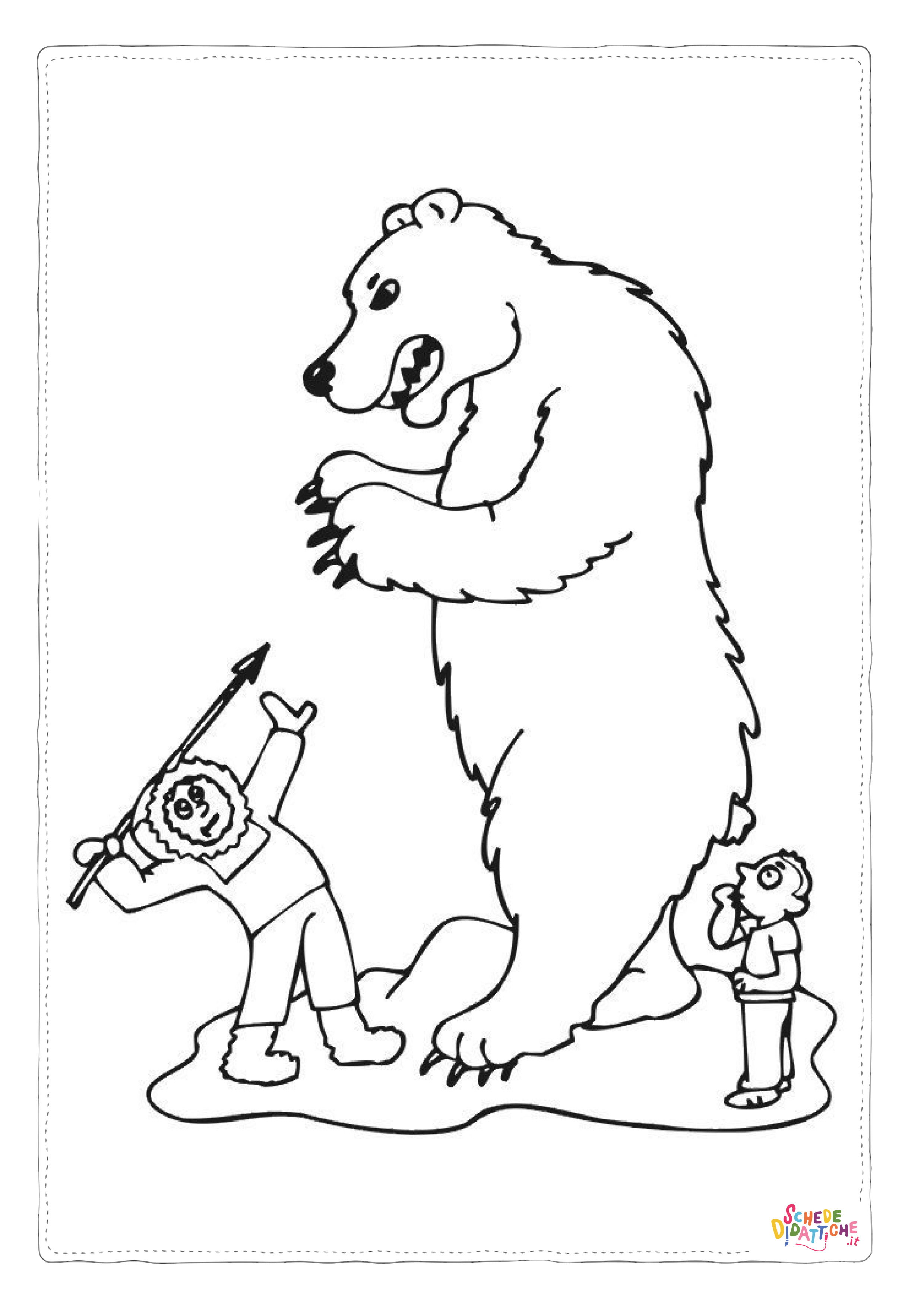 Disegno "Disegno di orso polare da stampare e colorare 33" Disegno di orso polare da stampare e colorare 33