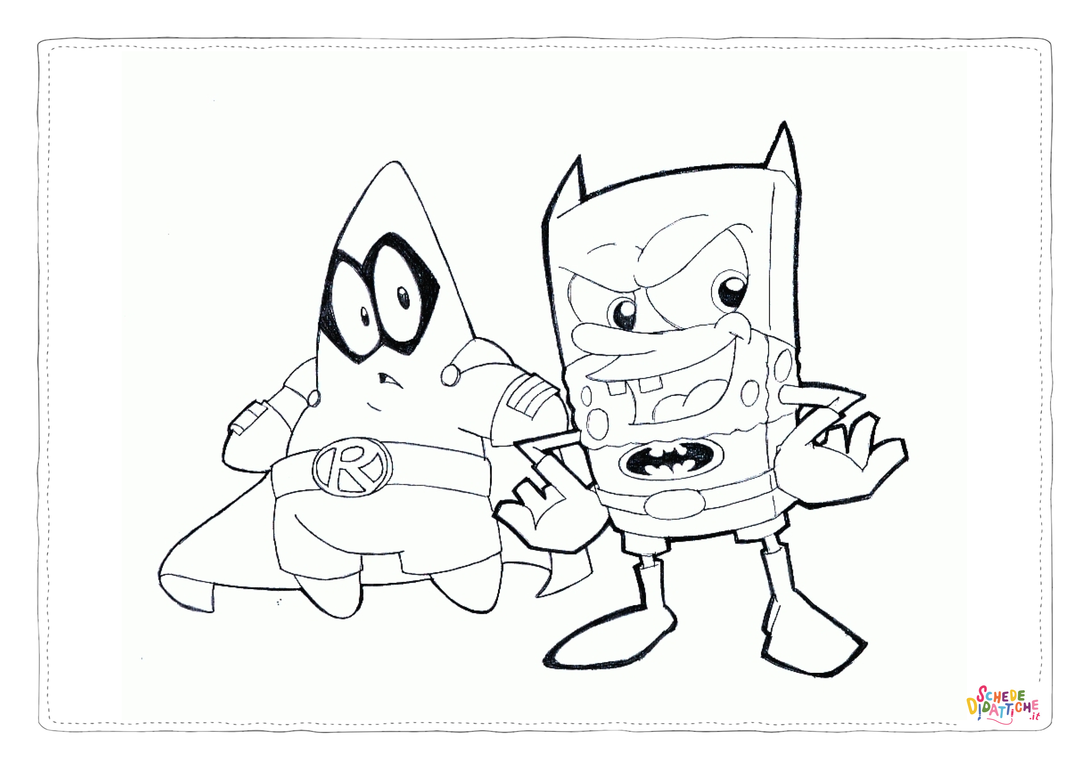 Disegno di Spongebob da stampare e colorare 60