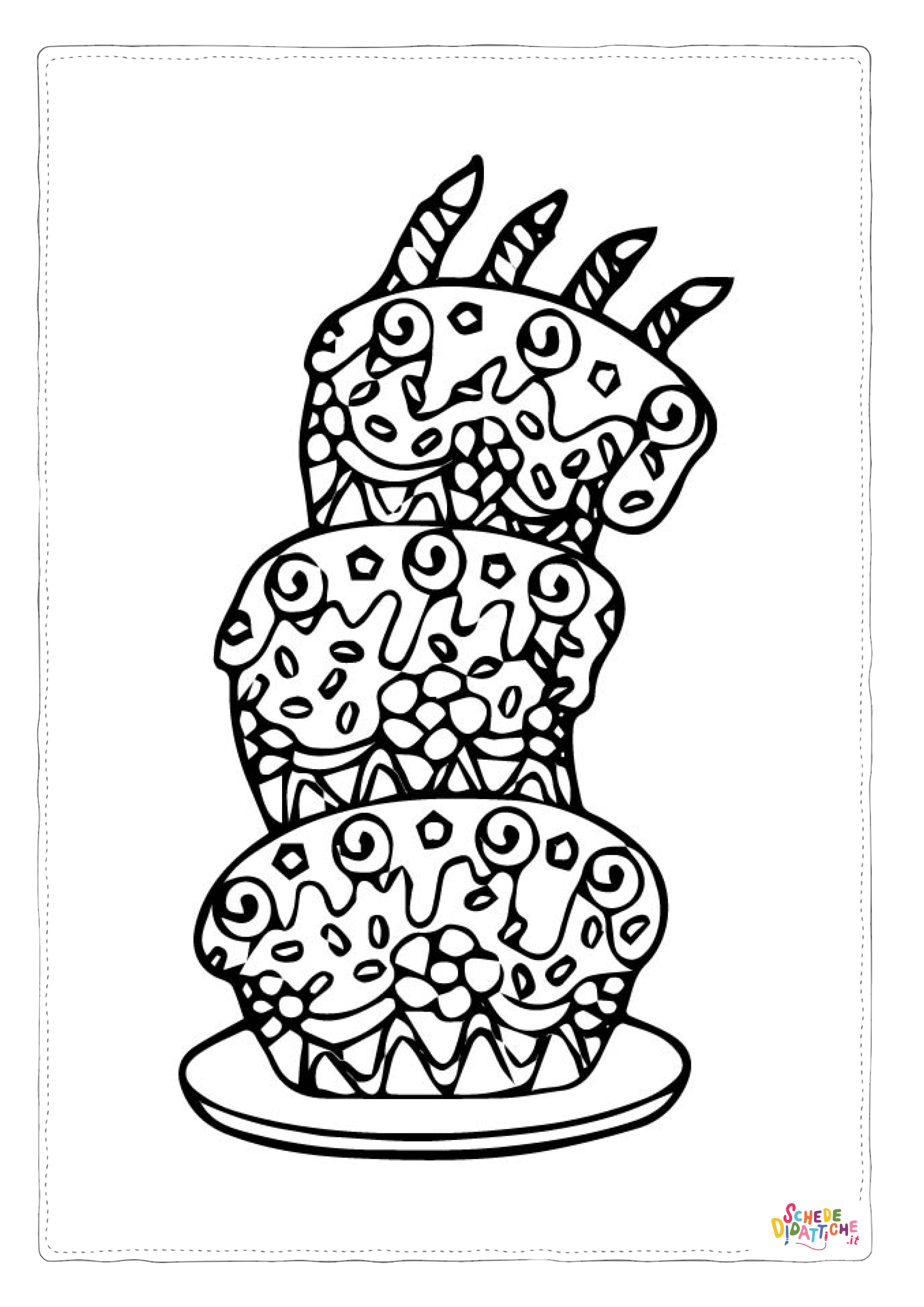 Disegno "Disegno di compleanno da stampare e colorare 47" Disegno di compleanno da stampare e colorare 47