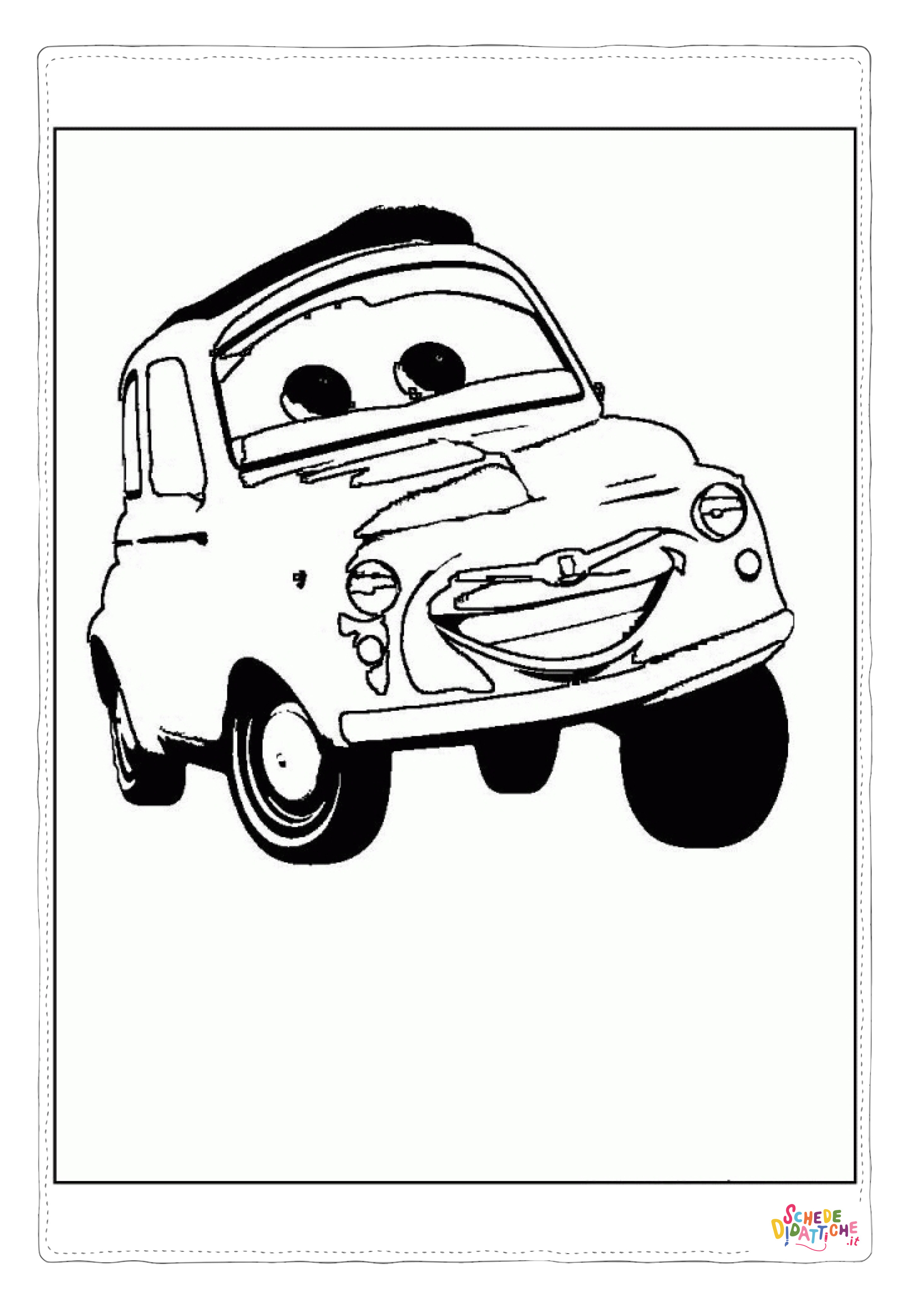 Disegno "Disegno di Cars da stampare e colorare 217" Disegno di Cars da stampare e colorare 217